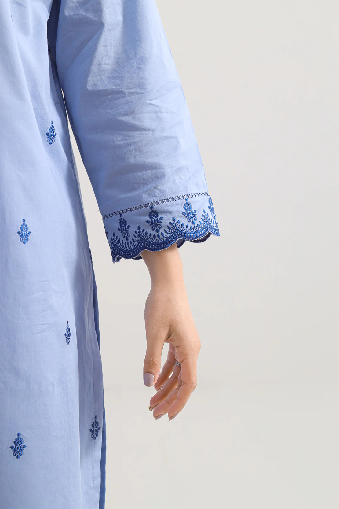 Cotton Jacquard Stitched 2 Piece (Shirt/Trouser) - Image 4