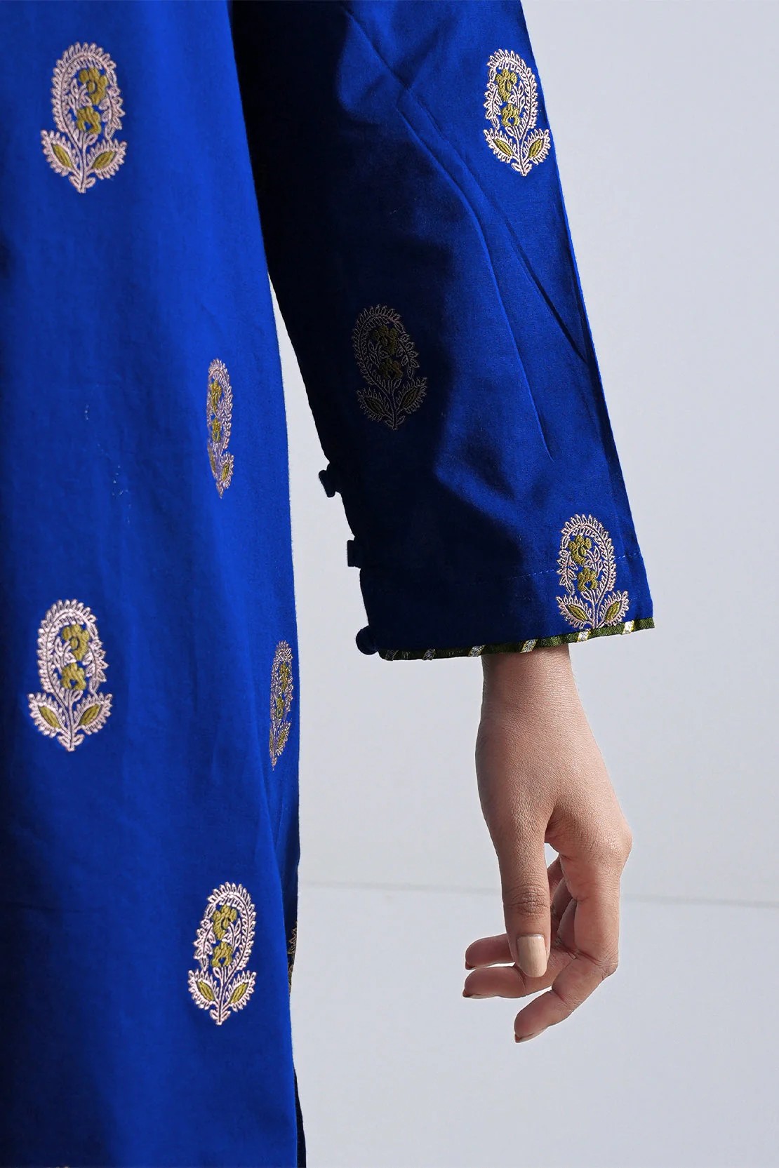 Cotton Jacquard Stitched 2 Piece (Shirt/Trouser) - Image 5