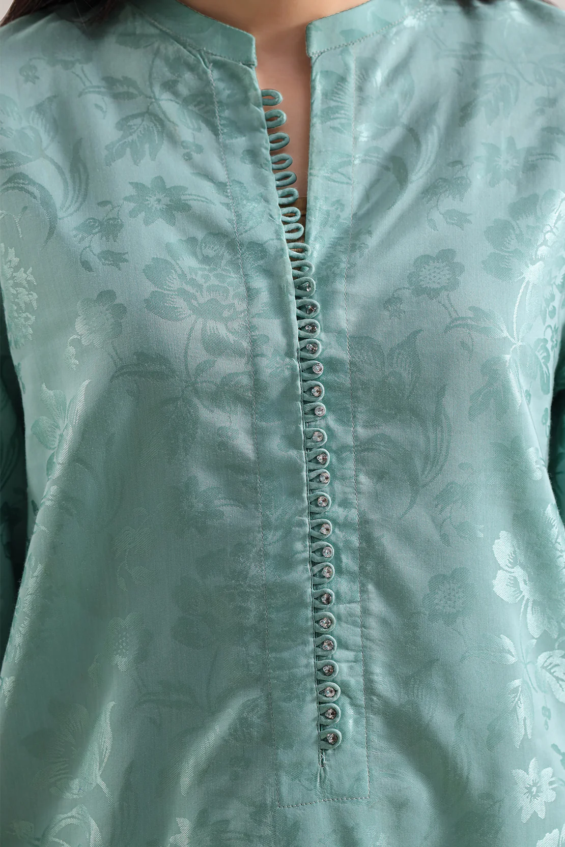 Cotton Jacquard Stitched 2 Piece (Shirt/Trouser) - Image 3