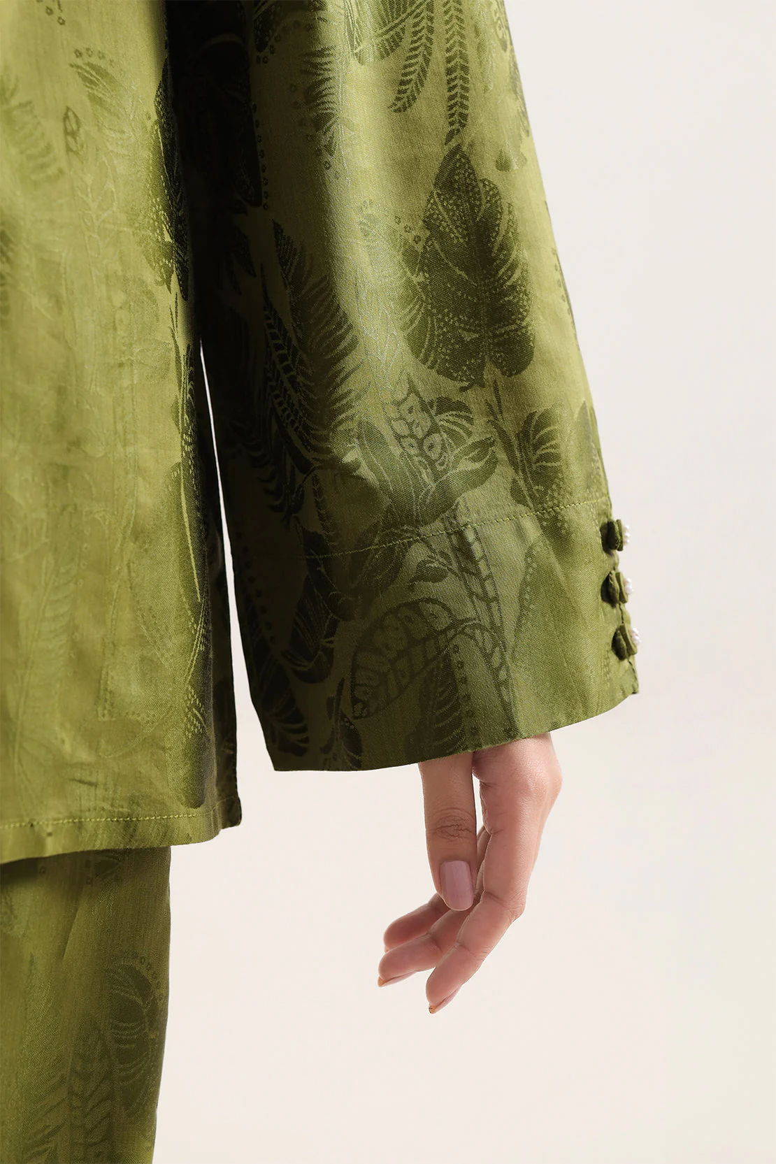Cotton Jacquard Stitched 2 Piece (Shirt/Trouser) - Image 4
