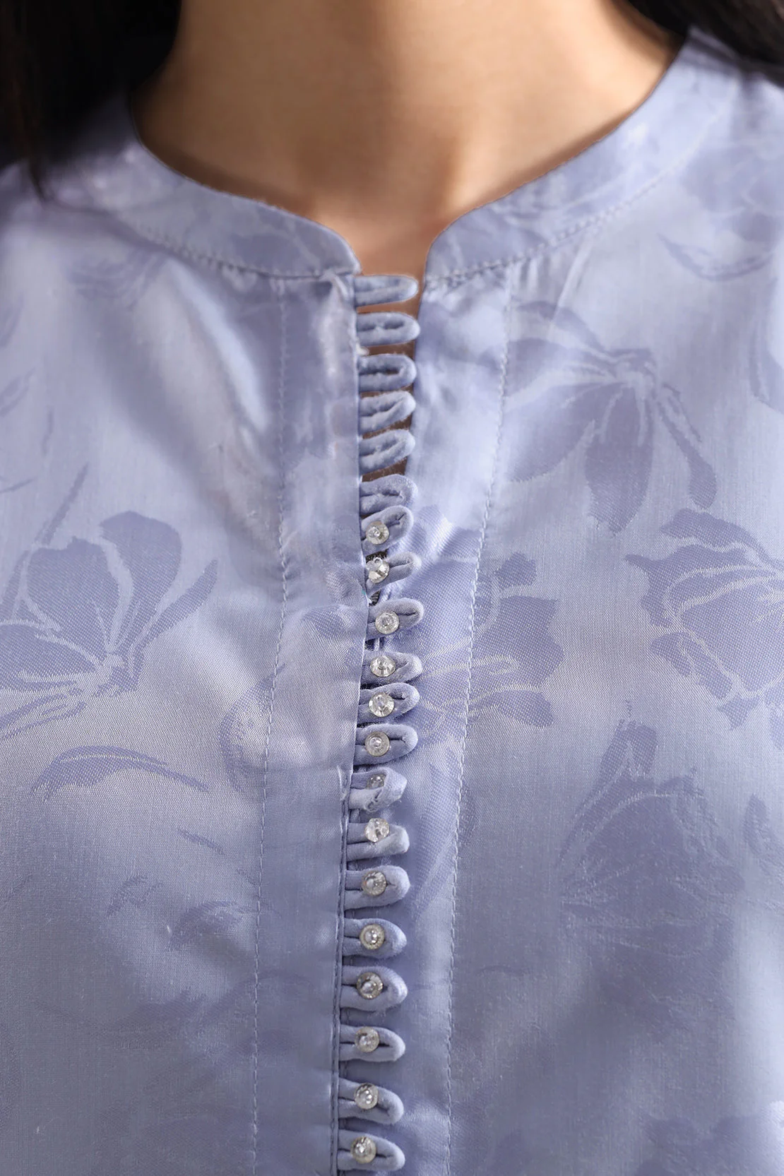 Cotton Jacquard Stitched 2 Piece (Shirt/Trouser) - Image 3