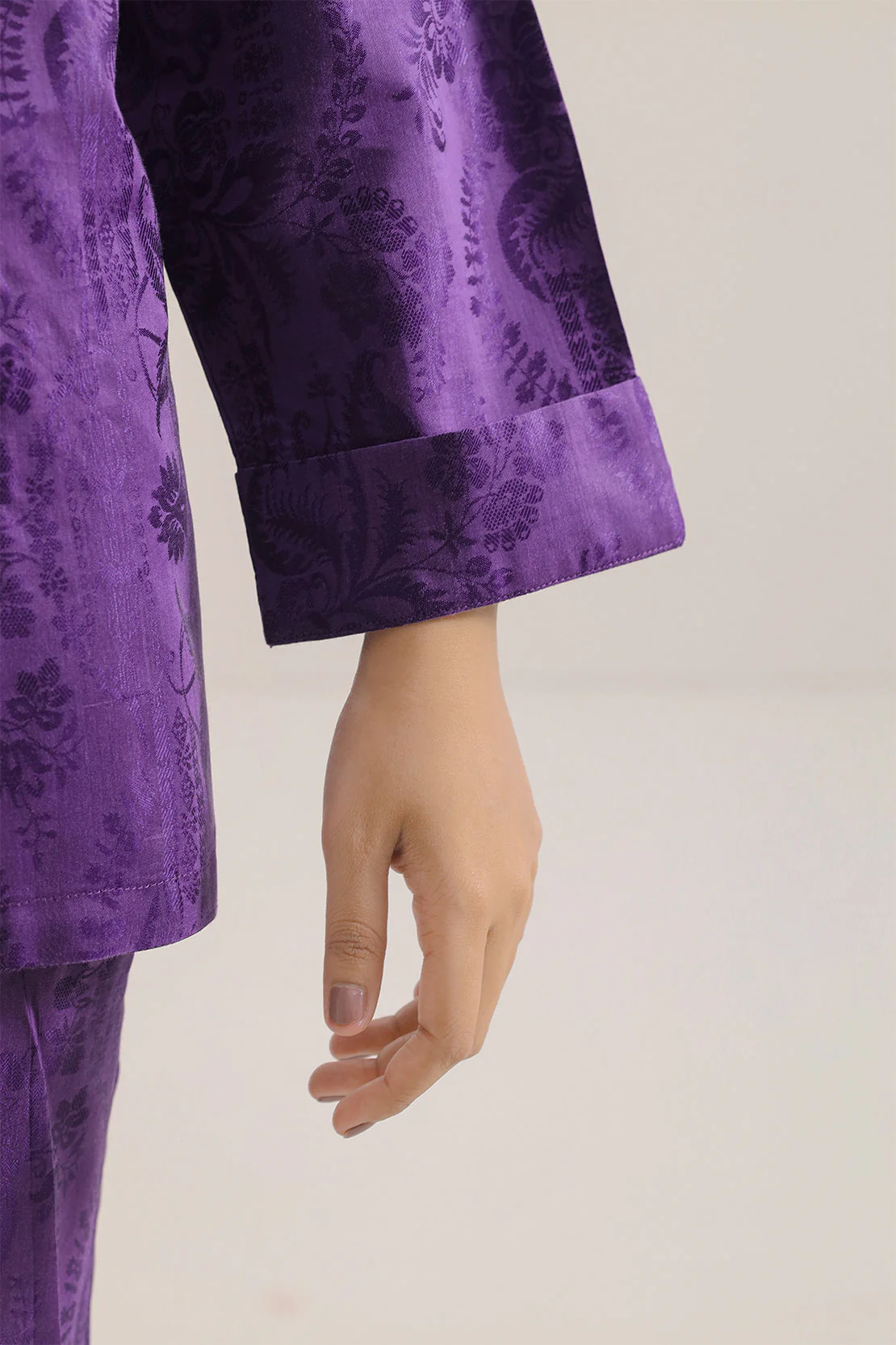 Cotton Jacquard Stitched 2 Piece (Shirt/Trouser) - Image 5