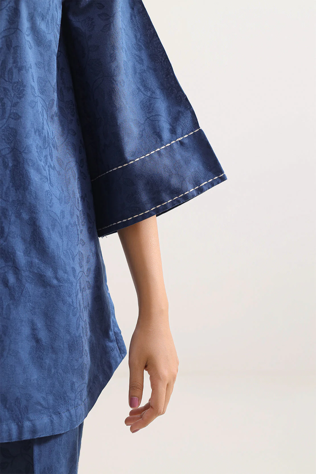 Cotton Jacquard Stitched 2 Piece (Shirt/Trouser) - Image 5