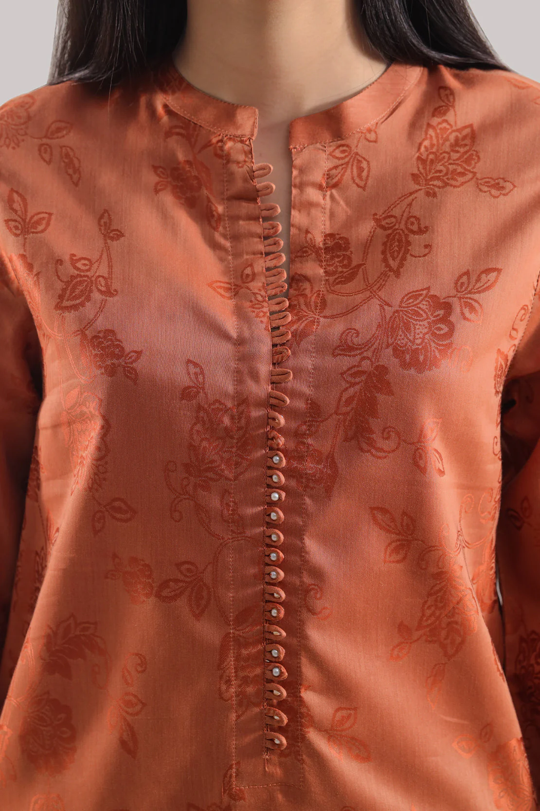 Cotton Jacquard Stitched 2 Piece (Shirt/Trouser) - Image 4
