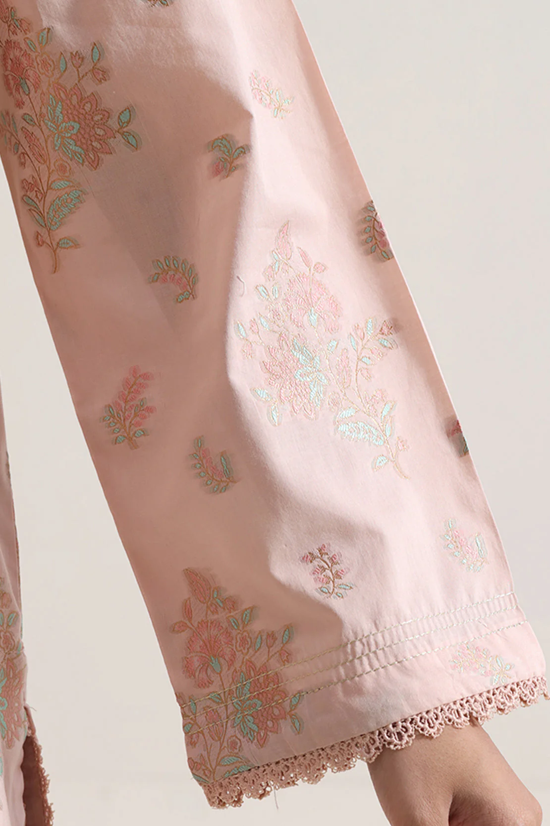 Cotton Jacquard Stitched 2 Piece (Shirt/Trouser) - Image 6
