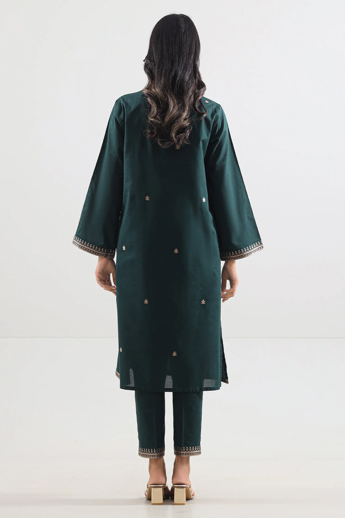Cotton Jacquard Stitched 2 Piece (Shirt/Trouser) - Image 3