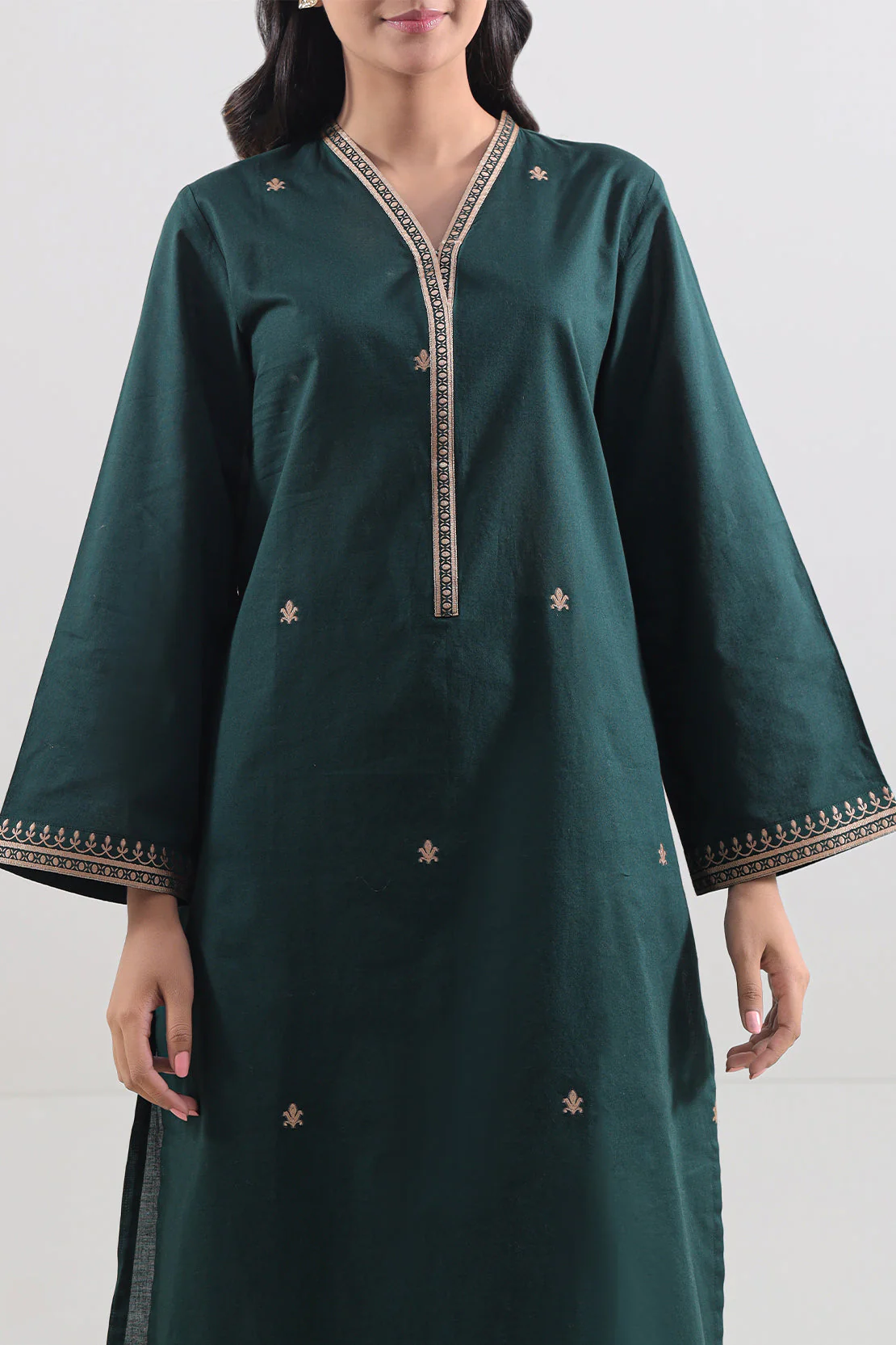 Cotton Jacquard Stitched 2 Piece (Shirt/Trouser) - Image 4