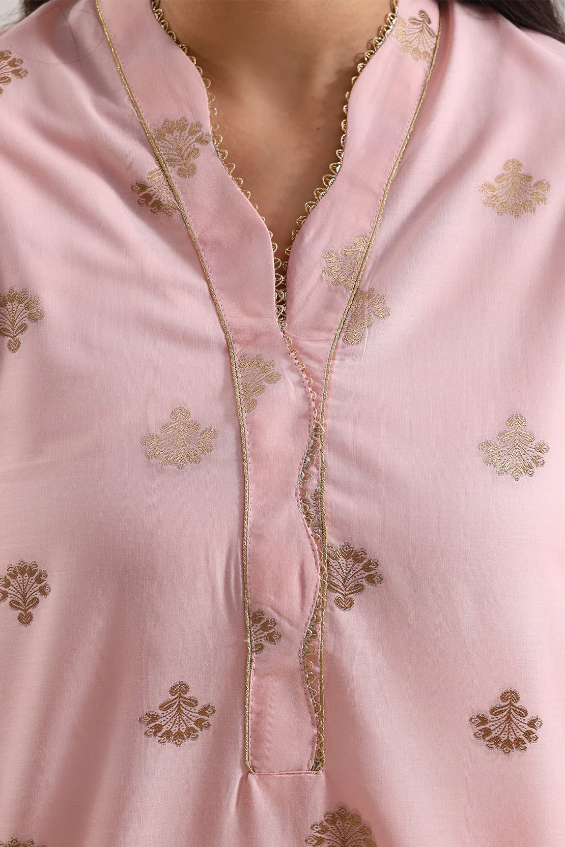Cotton Jacquard Stitched 2 Piece (Shirt/Trouser) - Image 3