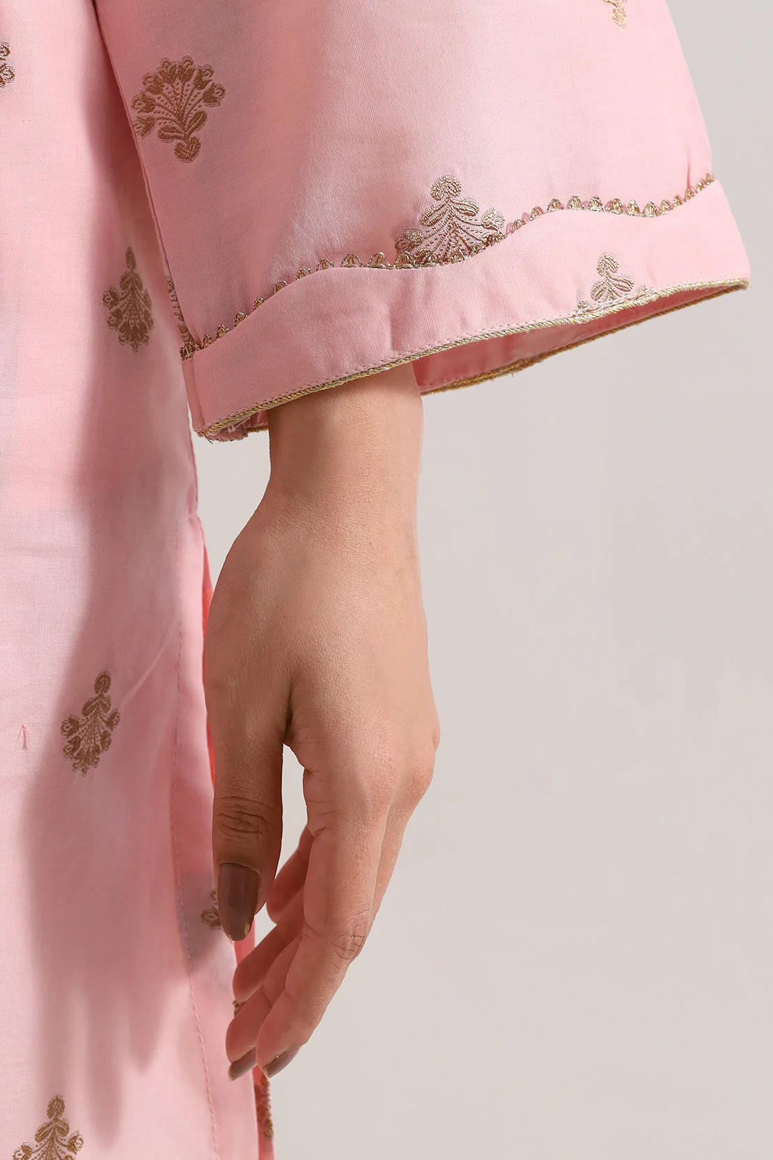 Cotton Jacquard Stitched 2 Piece (Shirt/Trouser) - Image 4