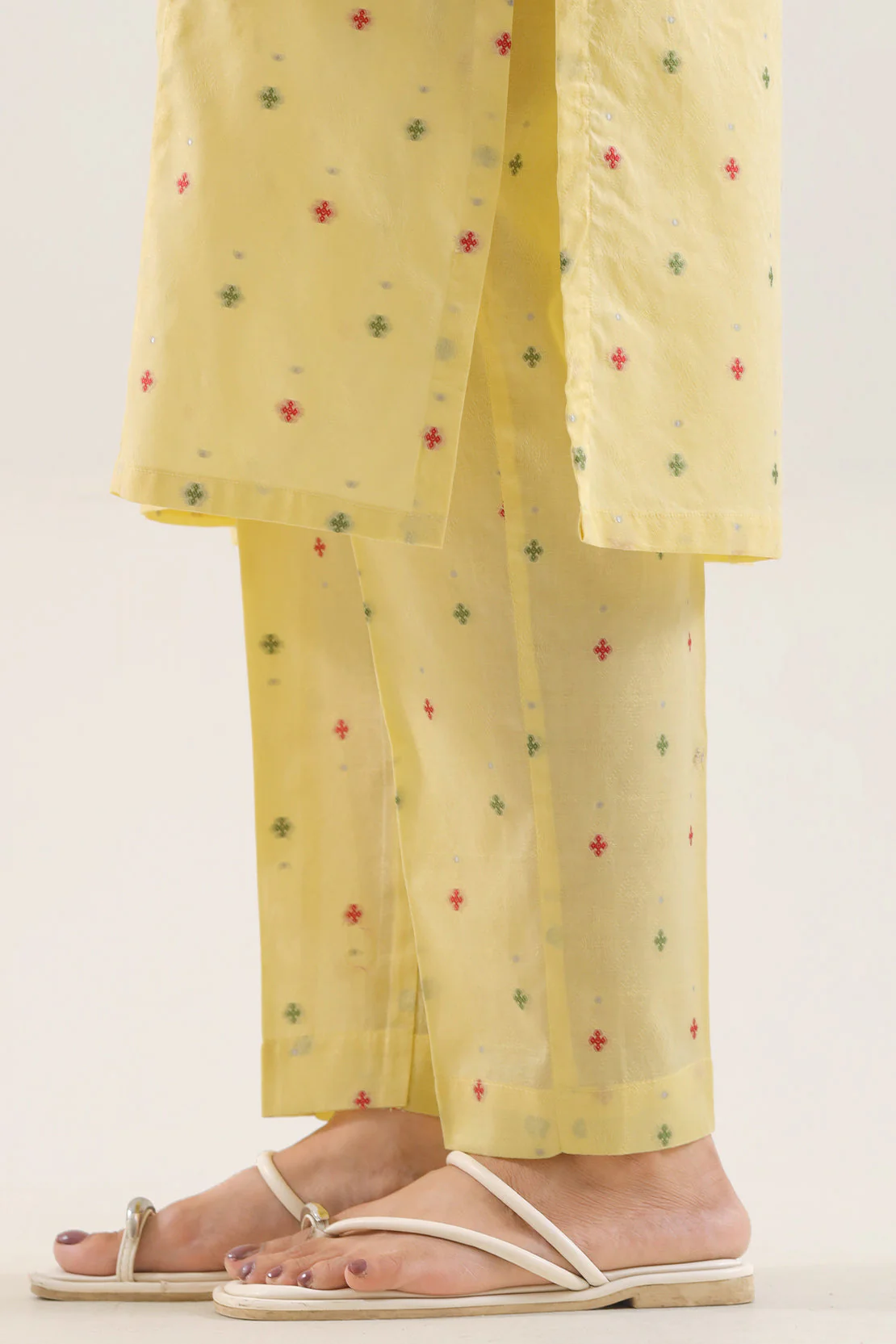 Cotton Jacquard Stitched 2 Piece (Shirt/Trouser) - Image 5
