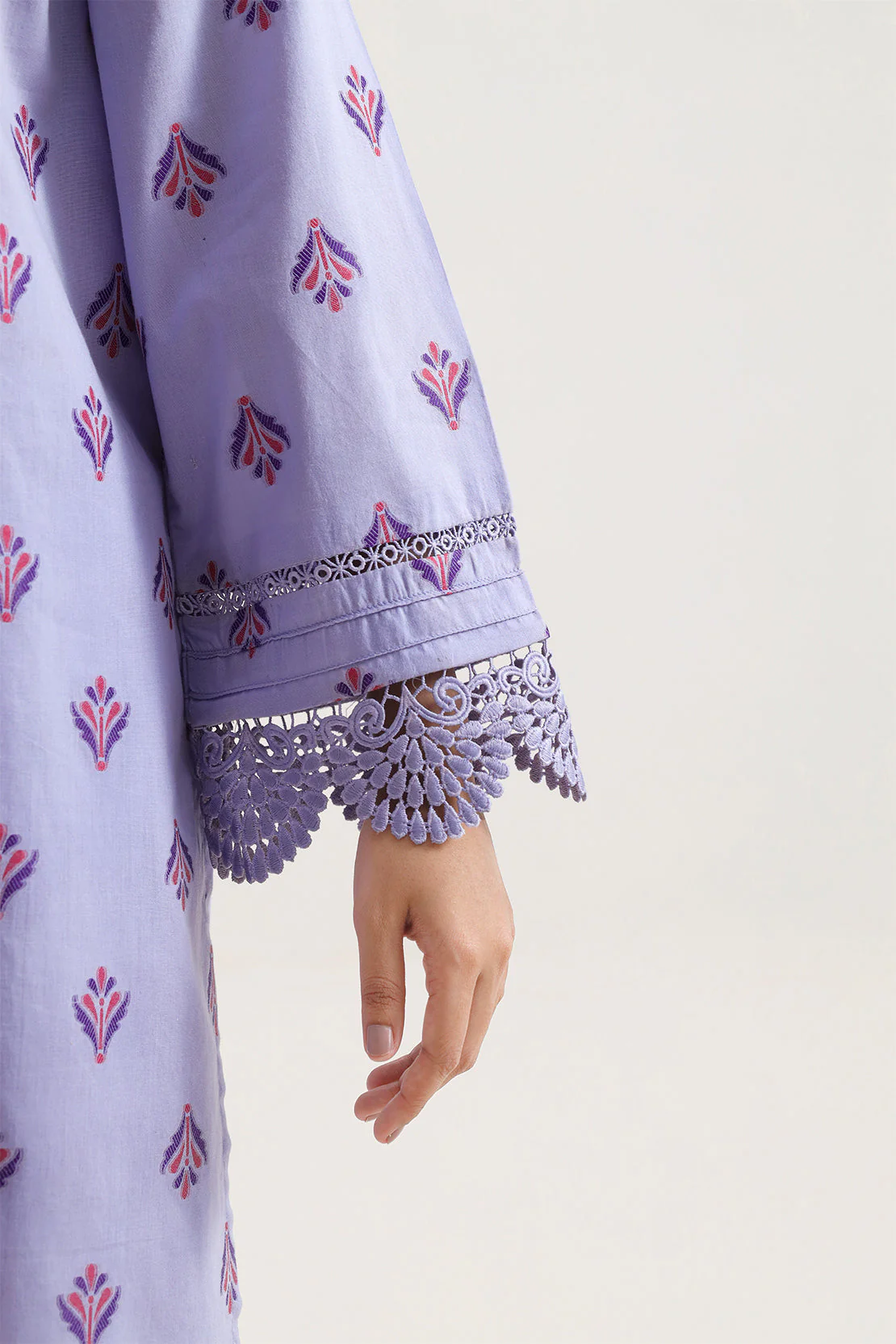 Cotton Jacquard Stitched 2 Piece (Shirt/Trouser) - Image 4