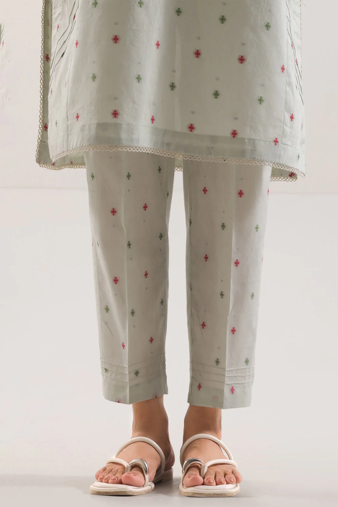Cotton Jacquard Stitched 2 Piece (Shirt/Trouser) - Image 5