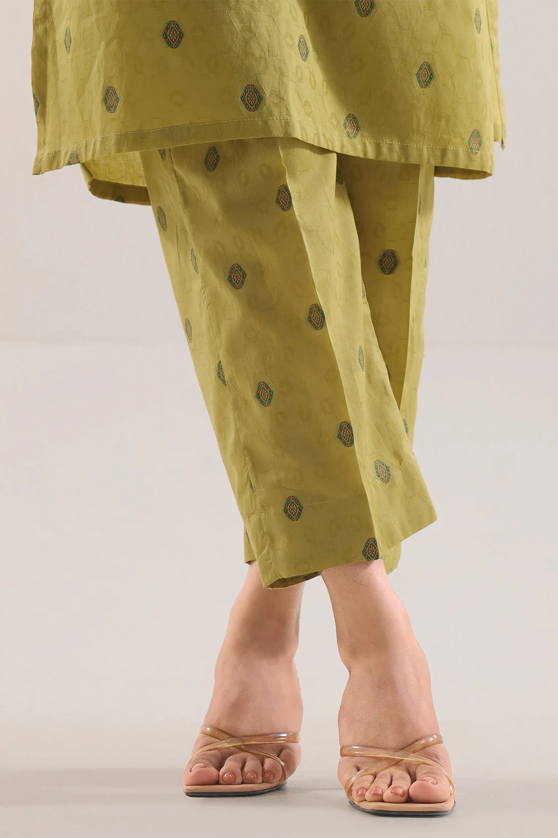 Cotton Jacquard Stitched 2 Piece (Shirt/Trouser) - Image 5