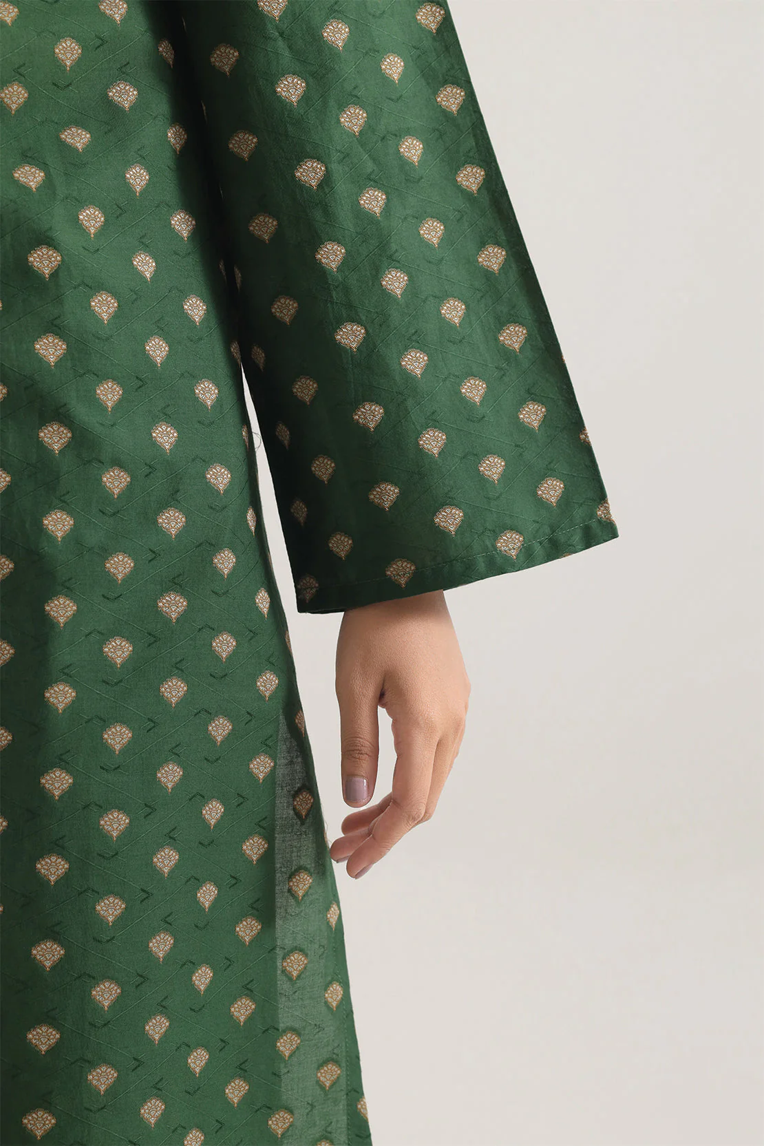 Cotton Jacquard Stitched 2 Piece (Shirt/Trouser) - Image 4