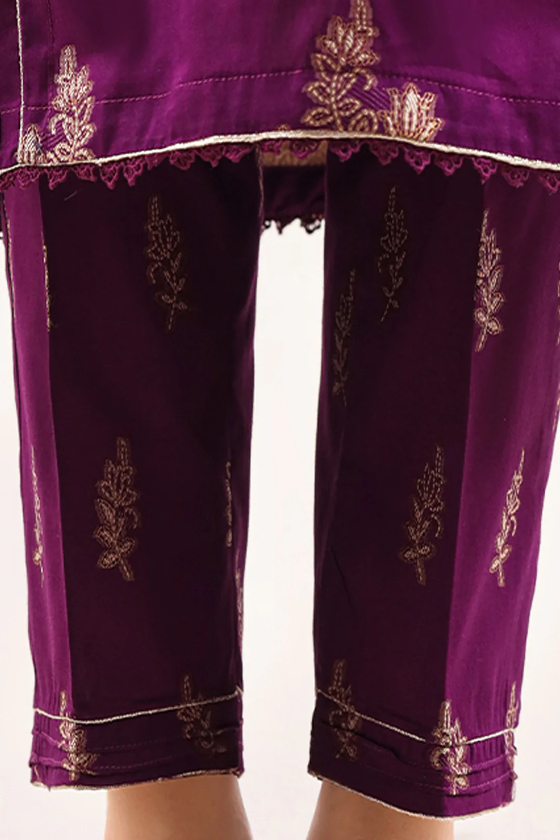 Cotton Jacquard Stitched 2 Piece (Shirt/Trouser) - Image 5