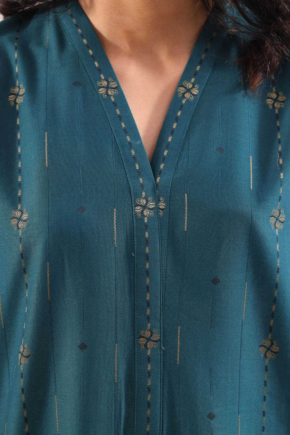 Cotton Jacquard Stitched 2 Piece (Shirt/Trouser) - Image 4