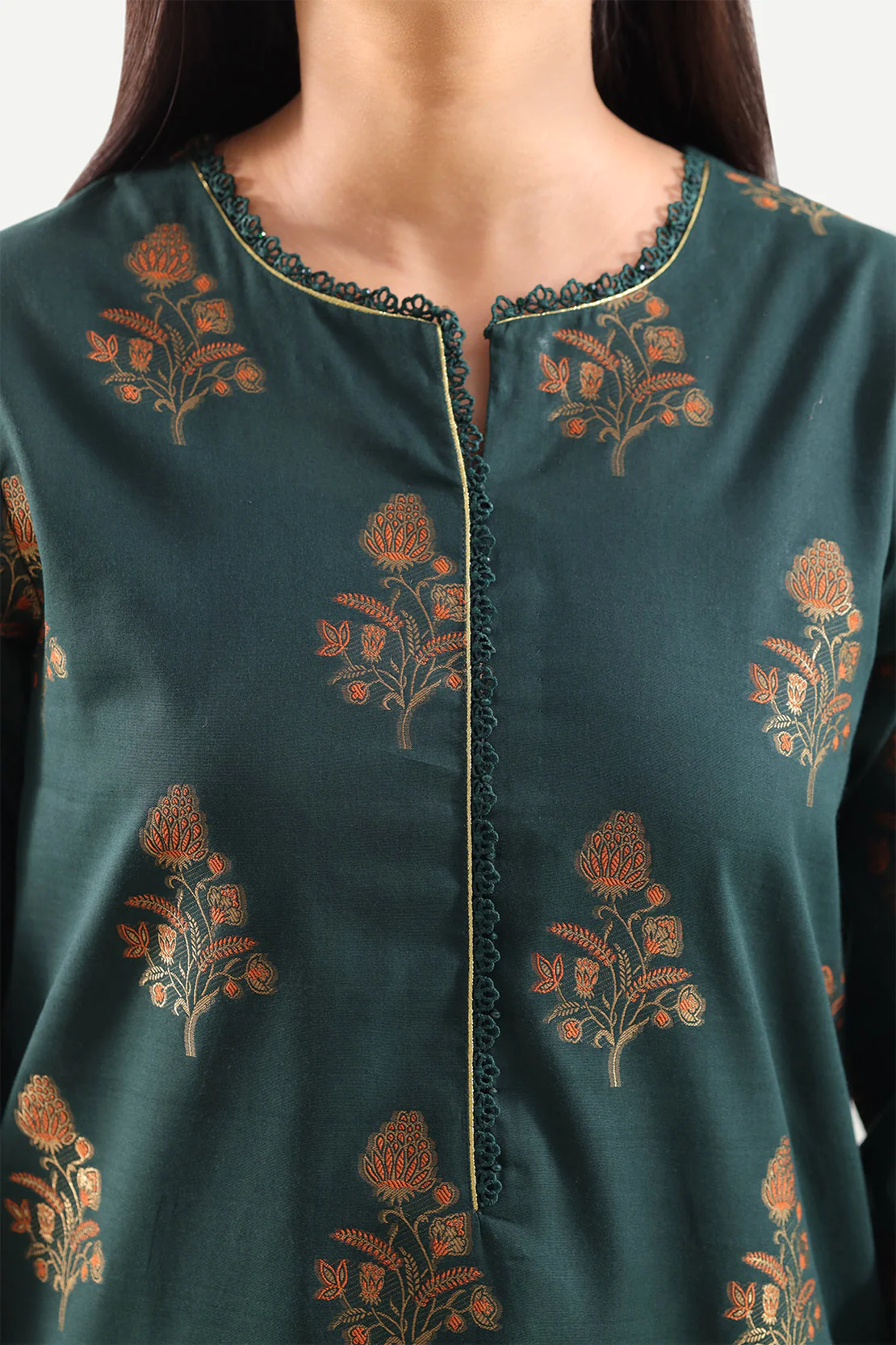 Cotton Jacquard Stitched 2 Piece (Shirt/Trouser) - Image 3