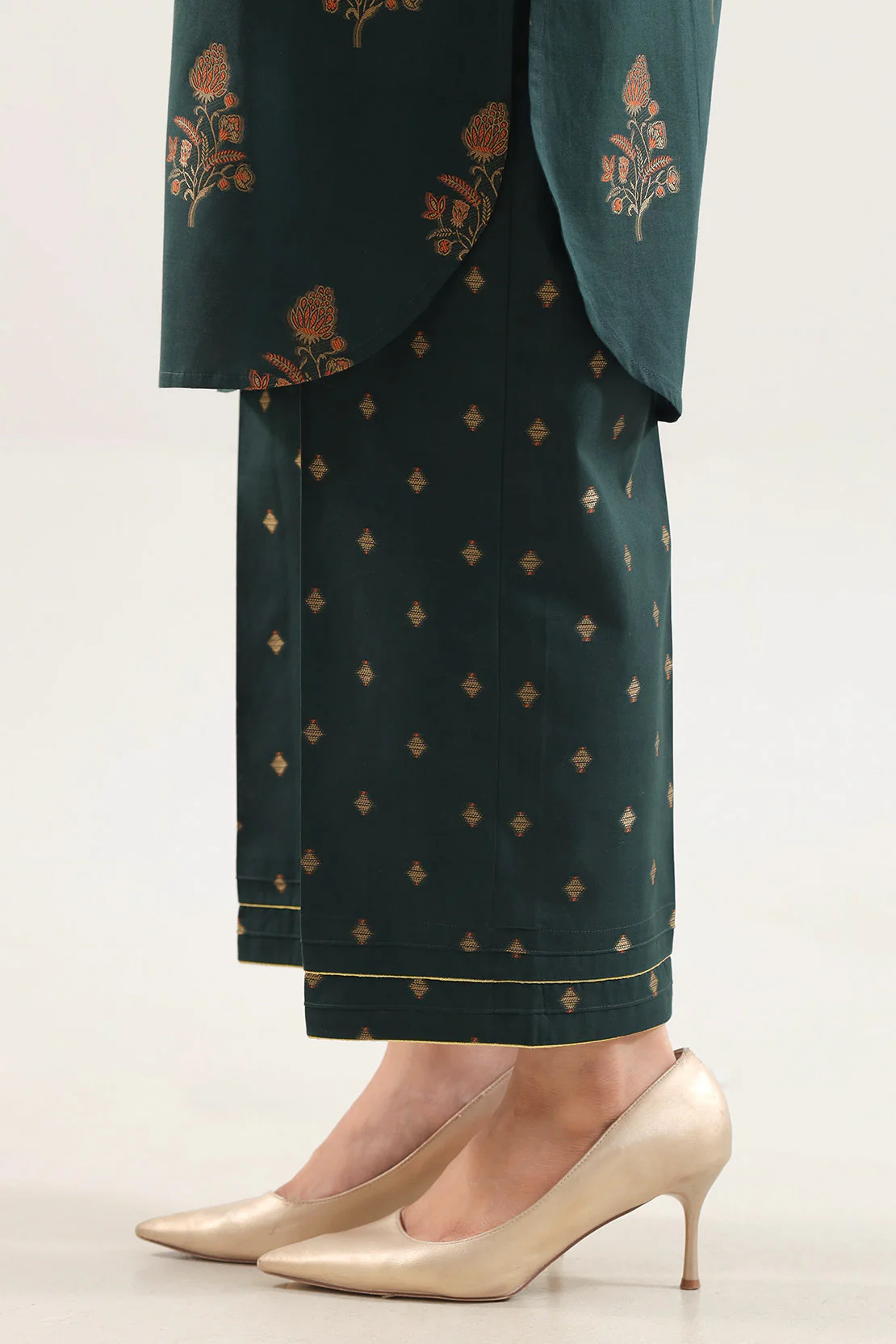Cotton Jacquard Stitched 2 Piece (Shirt/Trouser) - Image 5
