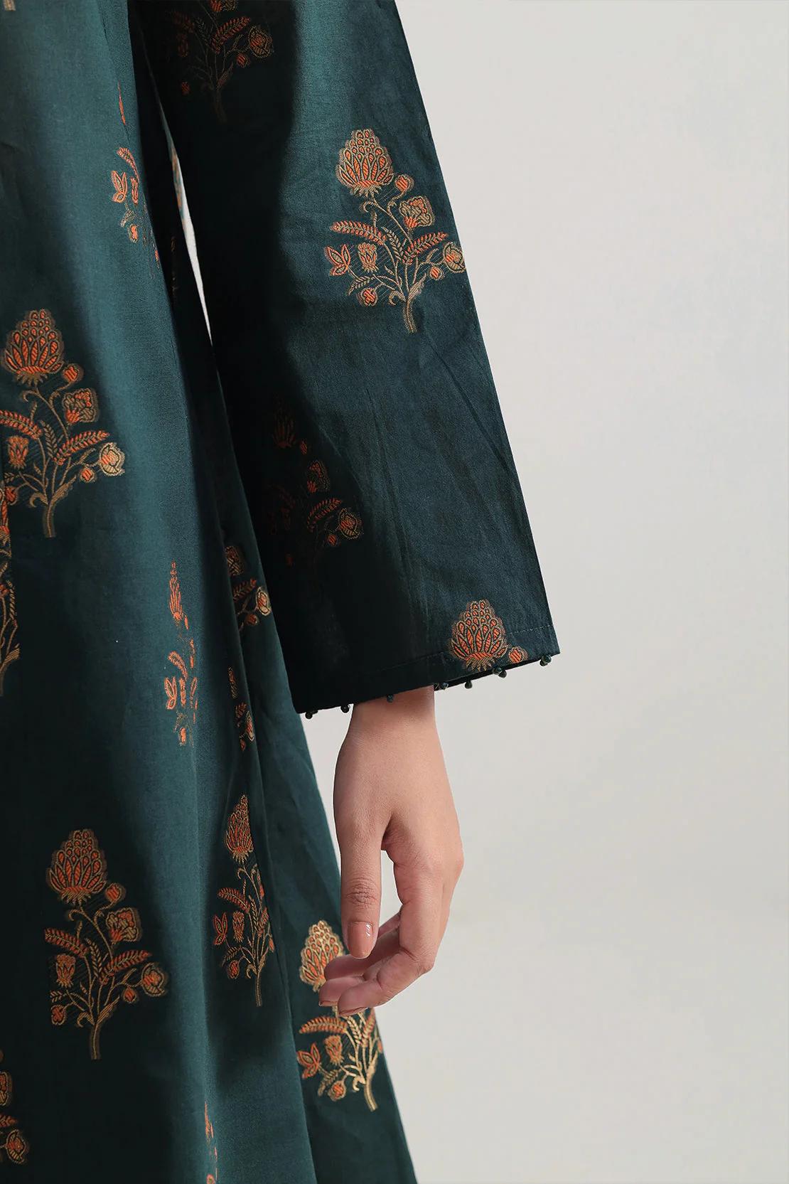 Cotton Jacquard Stitched 2 Piece (Shirt/Trouser) - Image 4