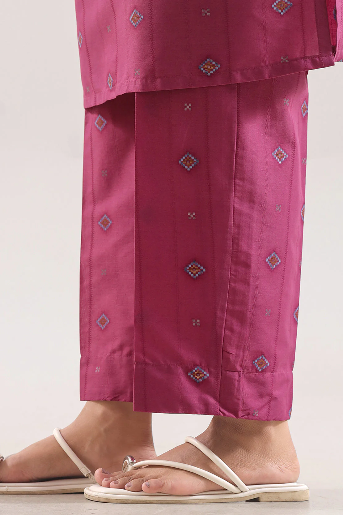 Cotton Jacquard Stitched 2 Piece (Shirt/Trouser) - Image 5