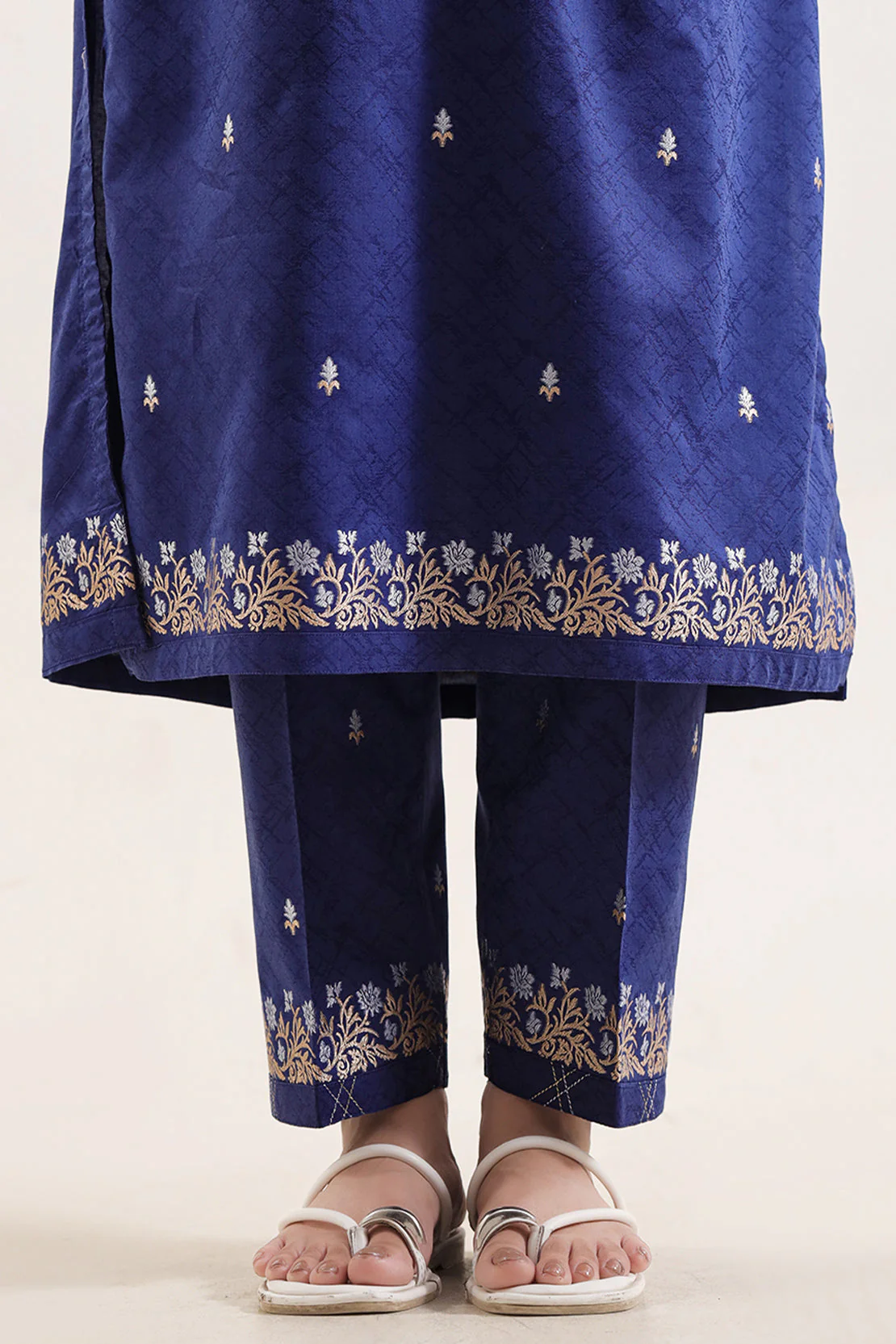 Cotton Jacquard Stitched 2 Piece (Shirt/Trouser) - Image 6