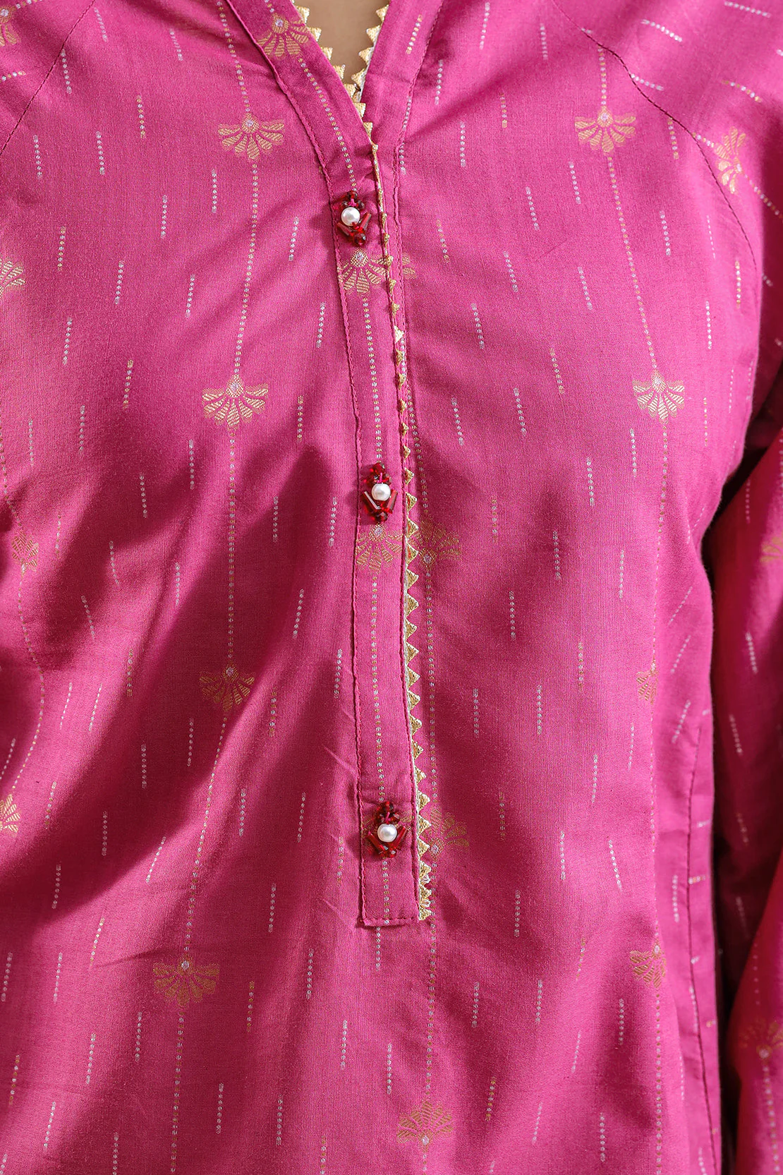 Cotton Jacquard Stitched 3 Piece - Image 4