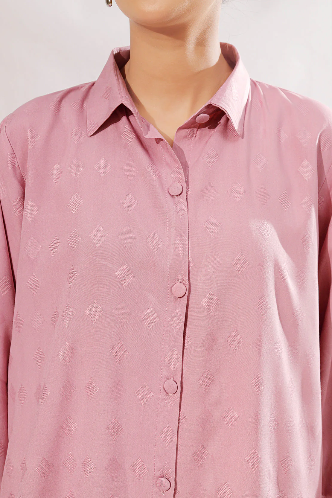 Cotton Jacquard Stitched Shirt - Image 4