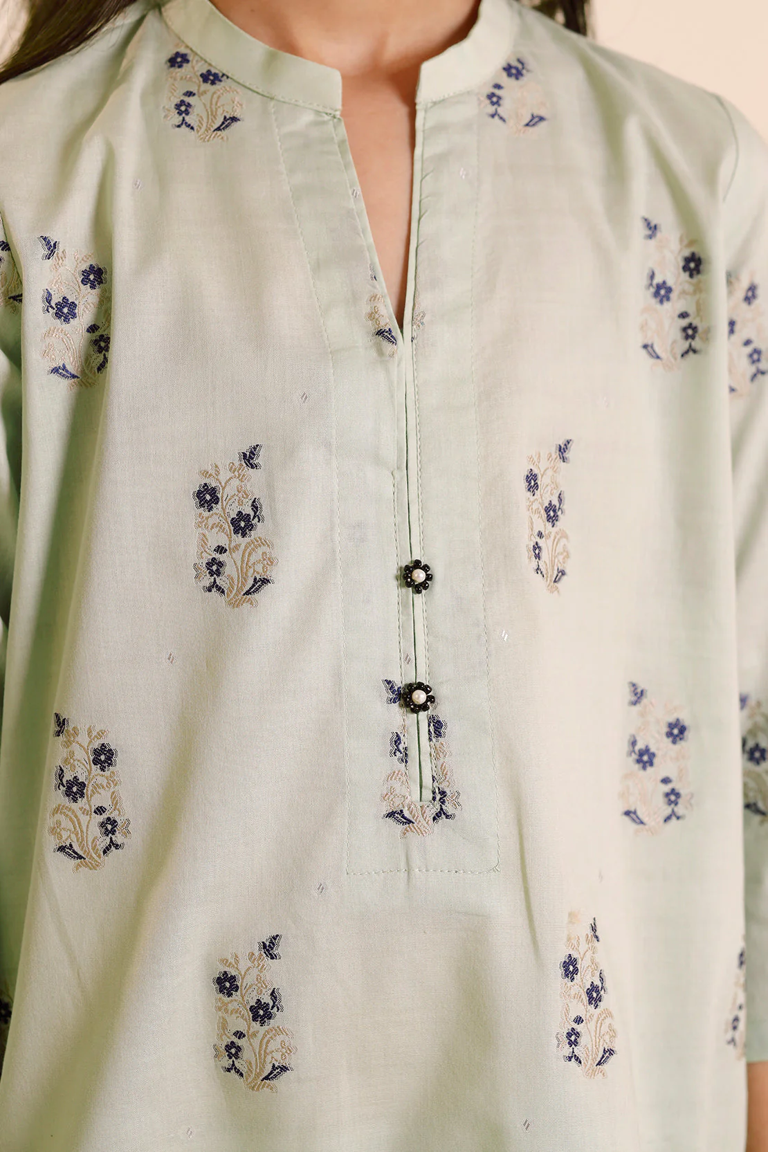 Cotton Jacquard  Stitched Shirt/trouser For Kids - Image 6