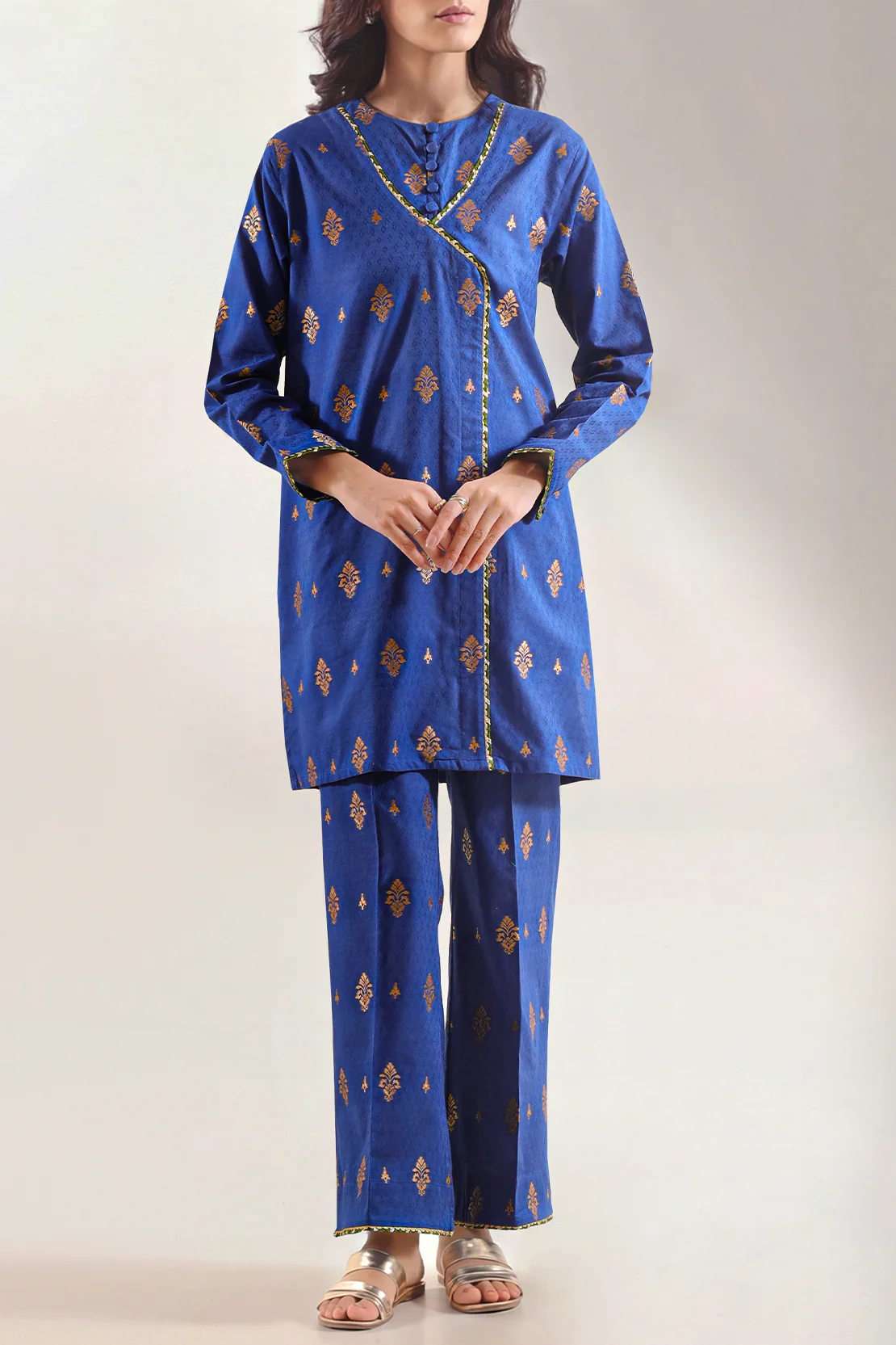 Cotton Jacquard Stitched Shirt