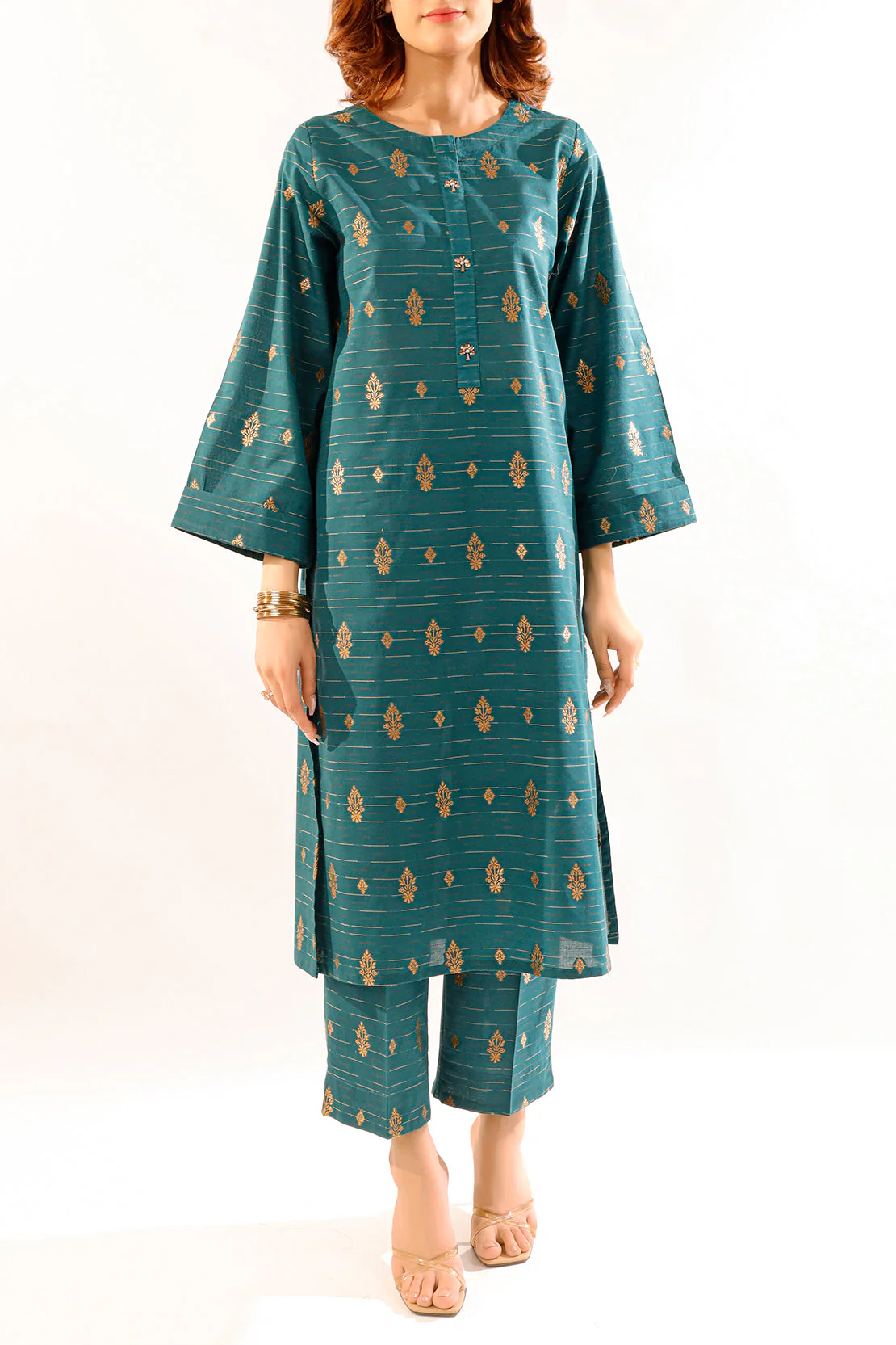 Cotton Jacquard Stitched Shirt