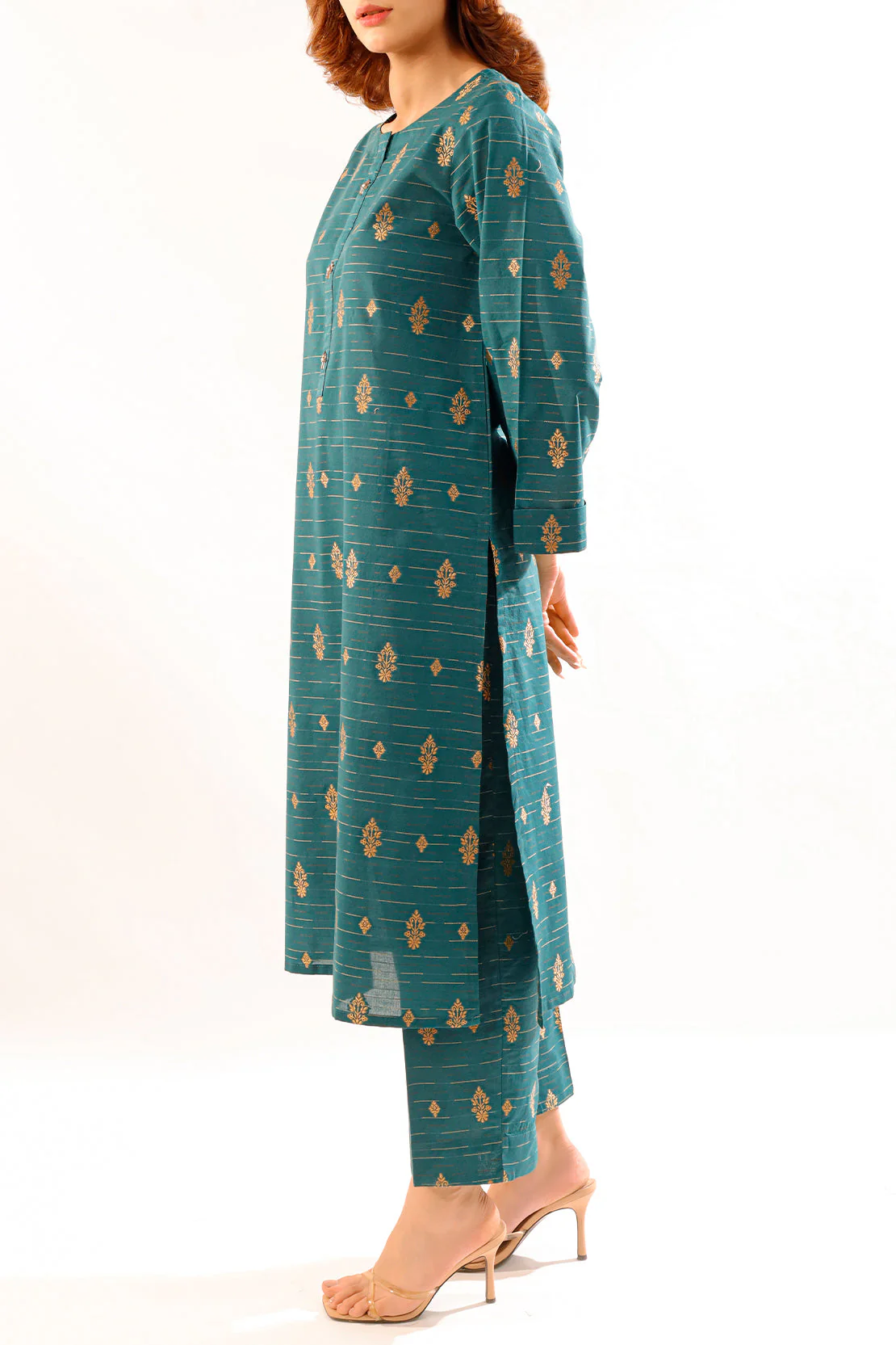 Cotton Jacquard Stitched Shirt - Image 3