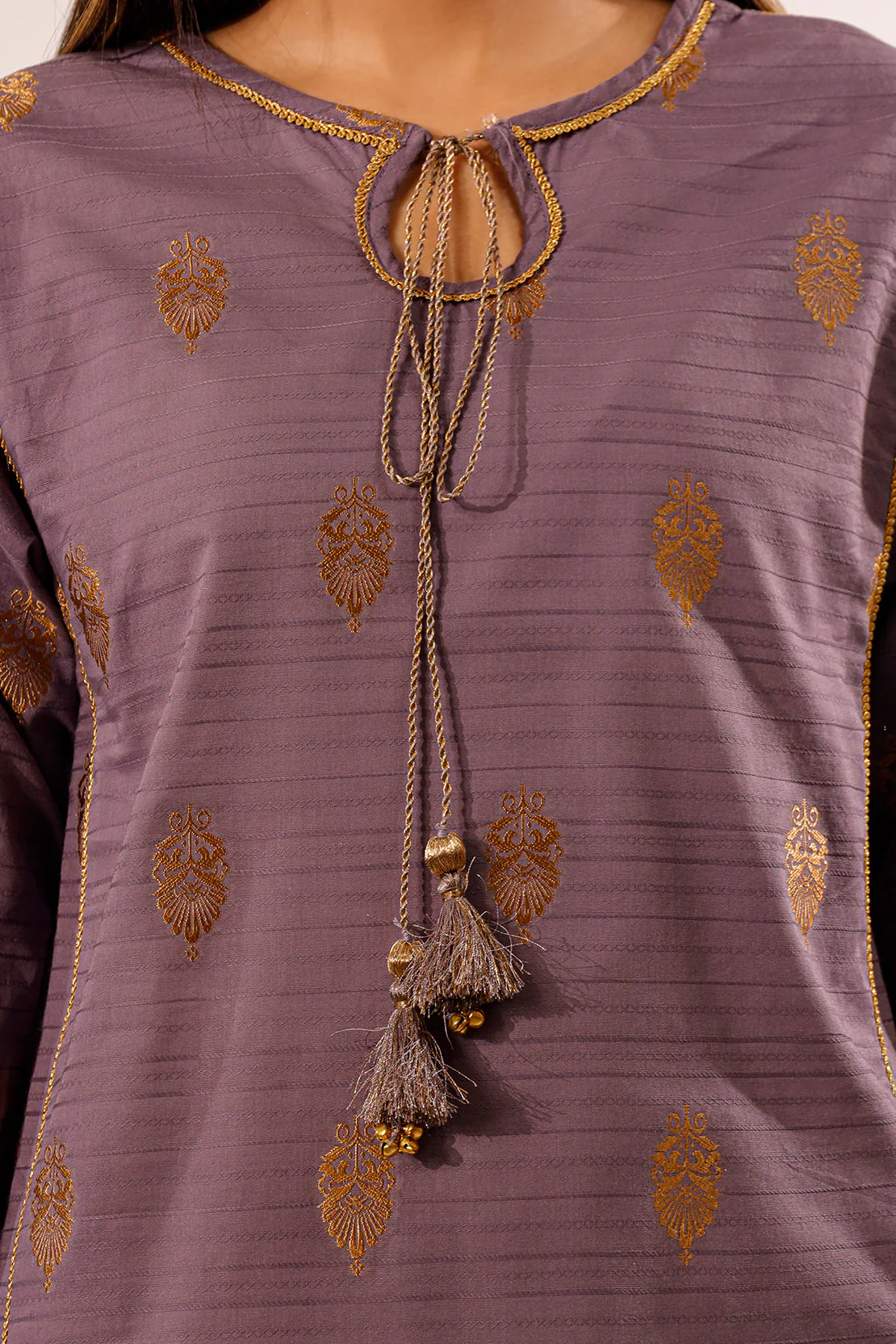 Cotton Jacquard Stitched Shirt - Image 4