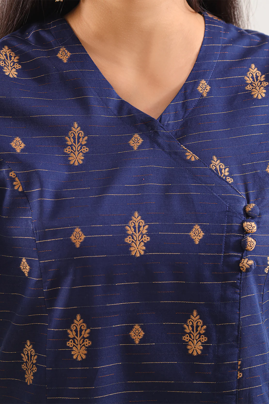 Cotton Jacquard Stitched Shirt - Image 3