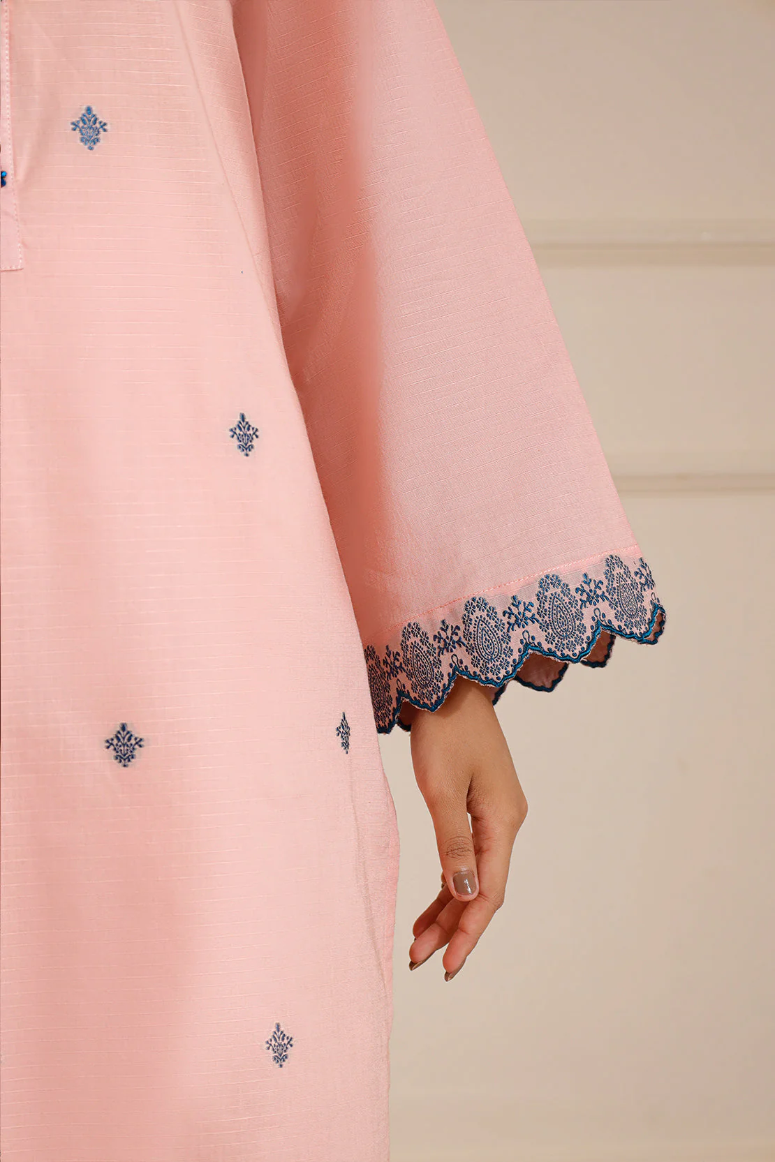 Cotton Jacquard Stitched Shirt - Image 5