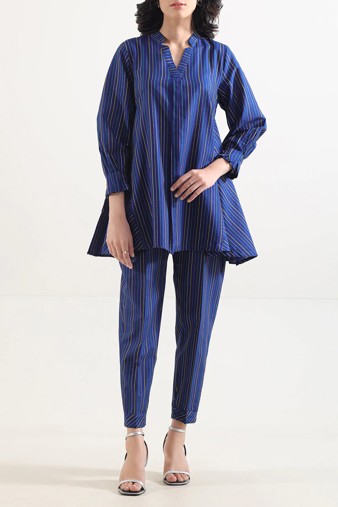 Cotton Jacquard Stitched Shirt