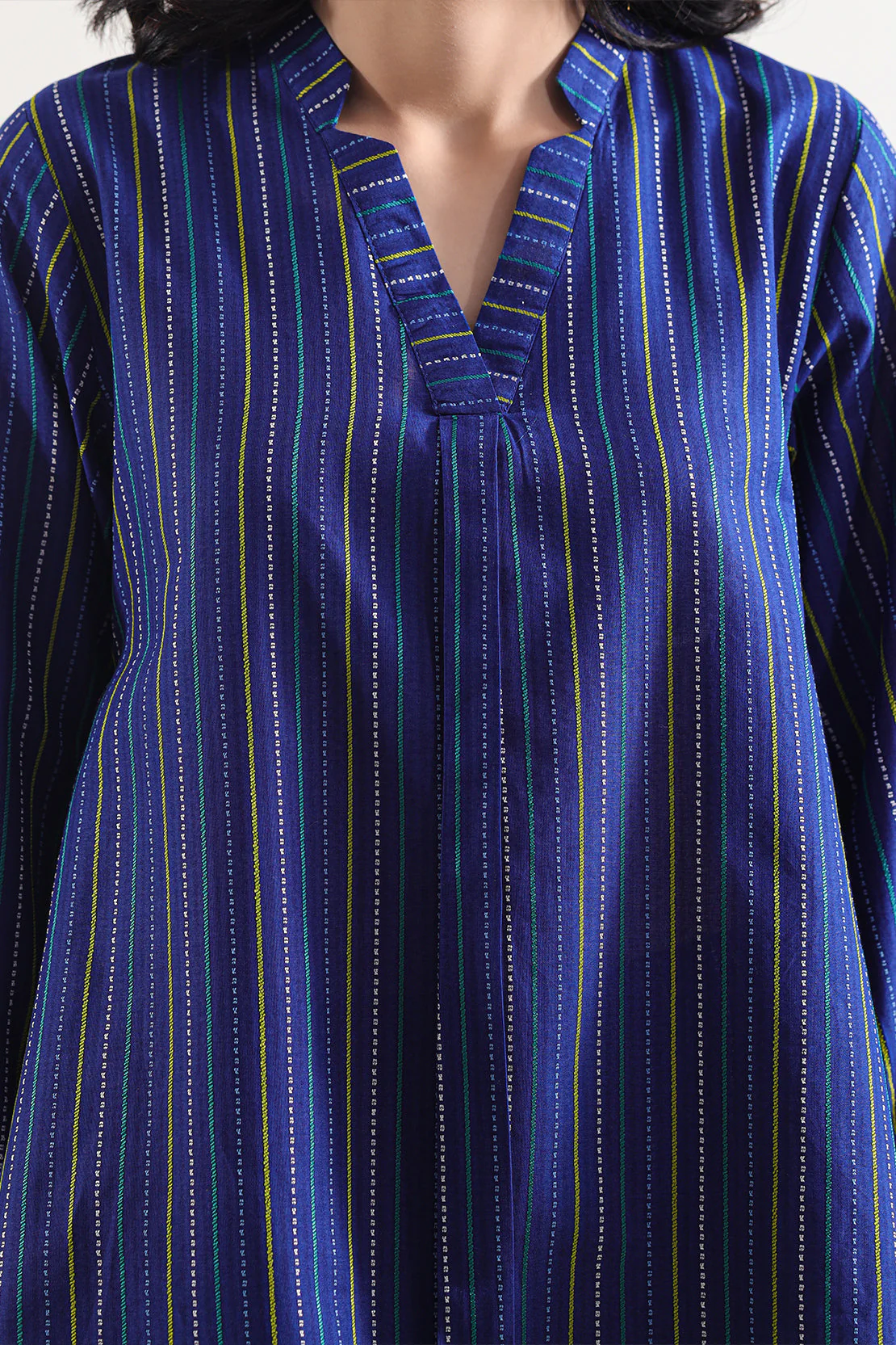 Cotton Jacquard Stitched Shirt - Image 6