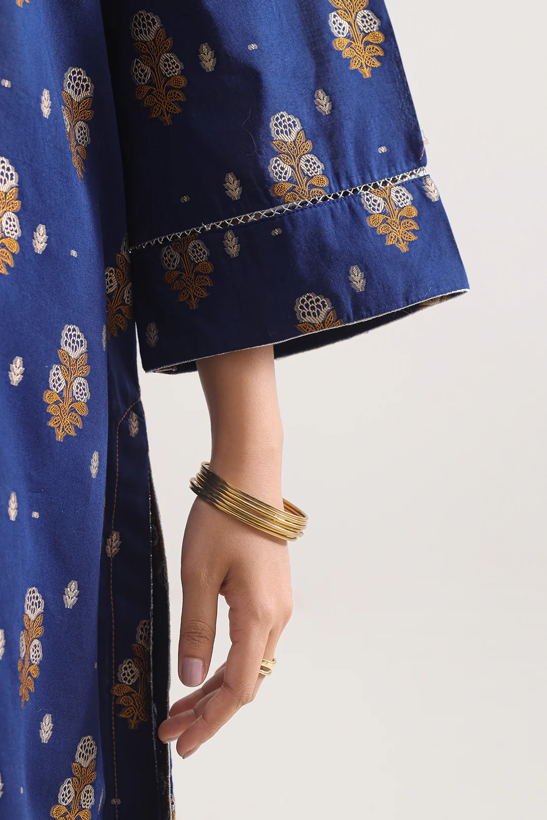 Cotton Jacquard Stitched Shirt - Image 4