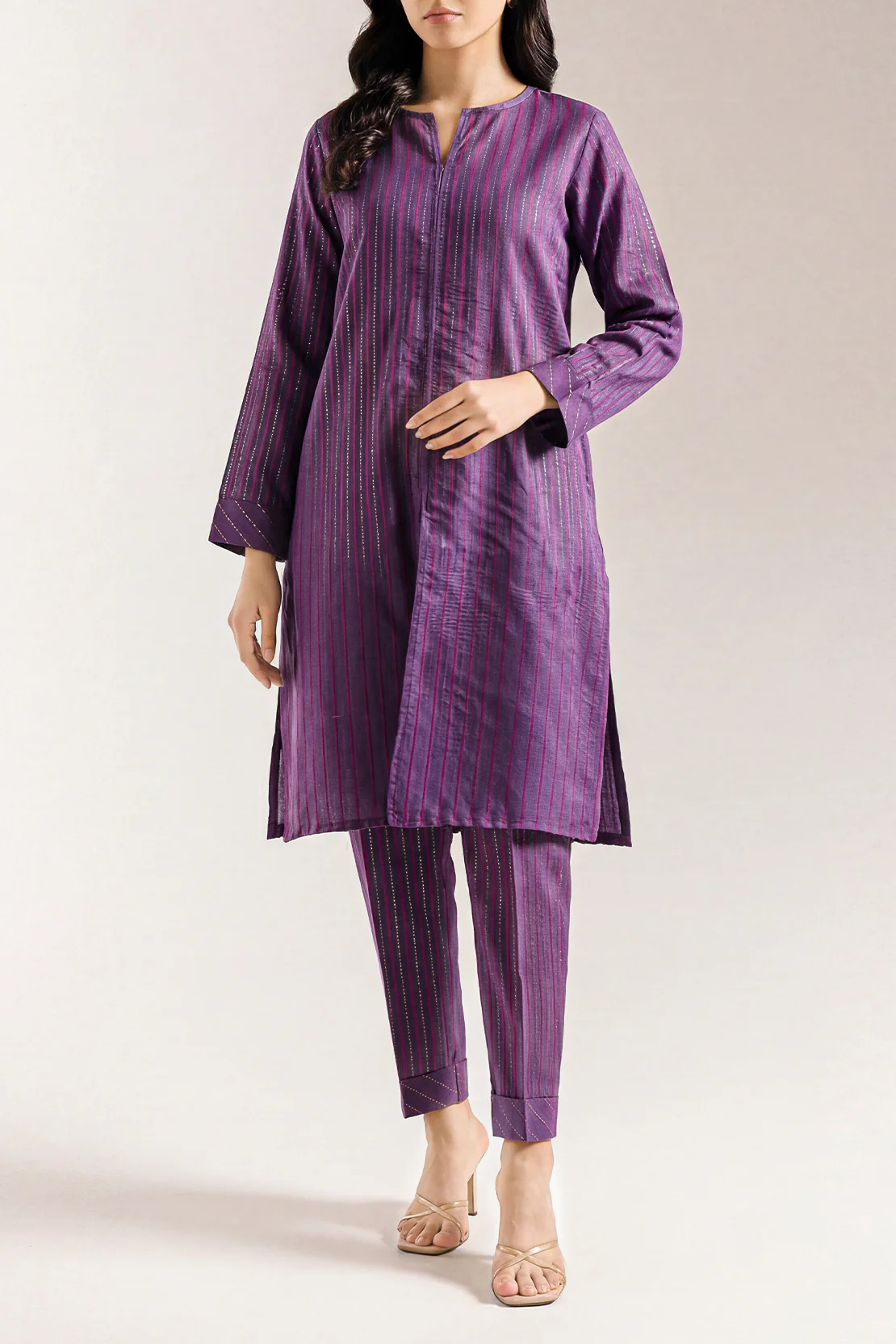 Cotton Jacquard Stitched Shirt