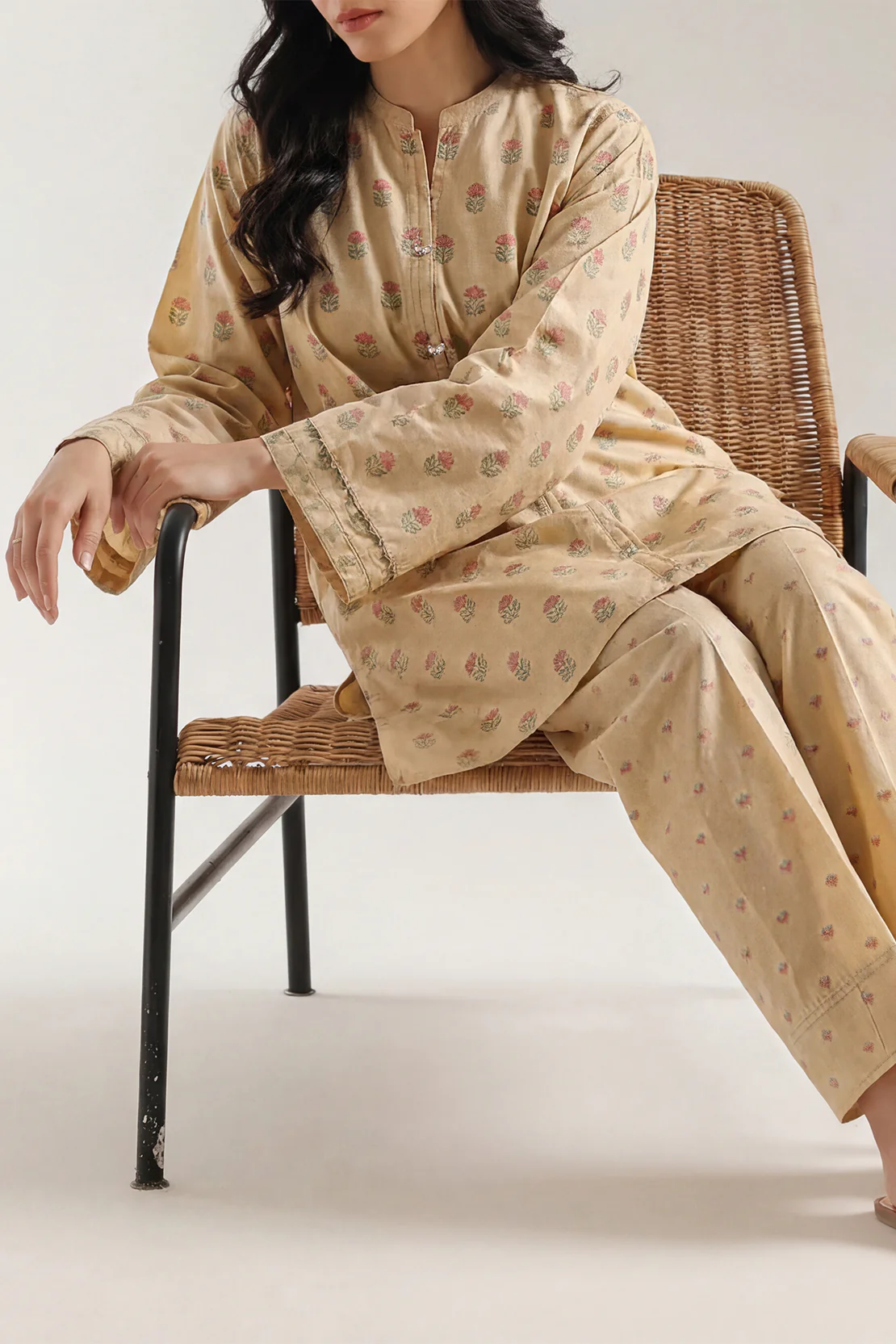 Cotton Jacquard Stitched Shirt