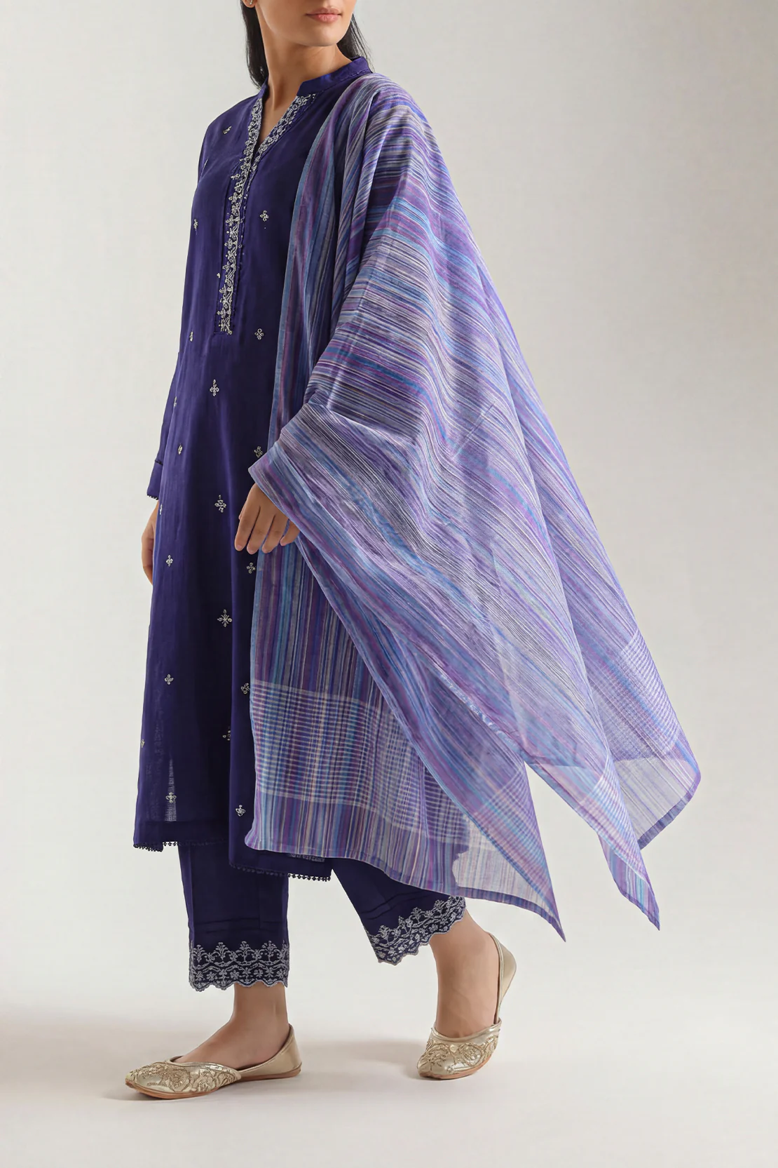 Cotton Jacquard Dupatta - Image 3