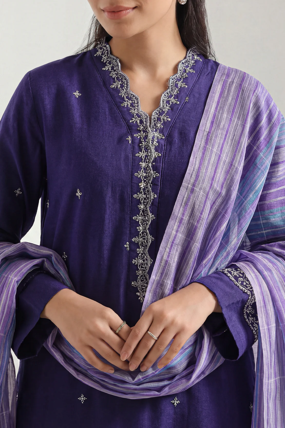 Cotton Jacquard Dupatta - Image 4