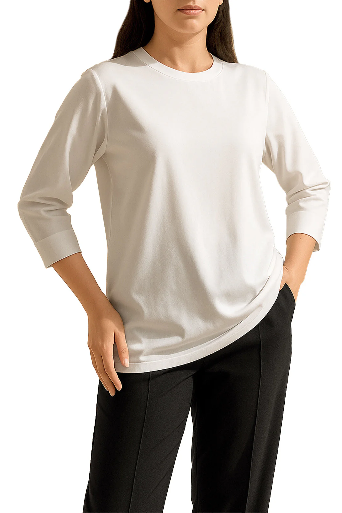 Crew Neck Tee Shirt - Image 2
