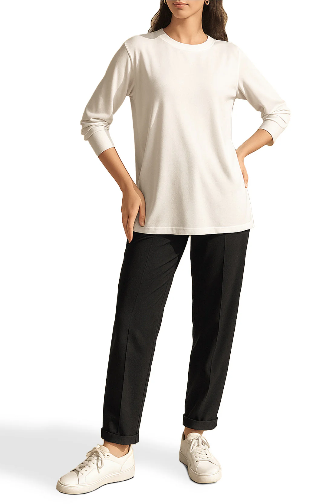 Crew Neck Tee Shirt - Image 3