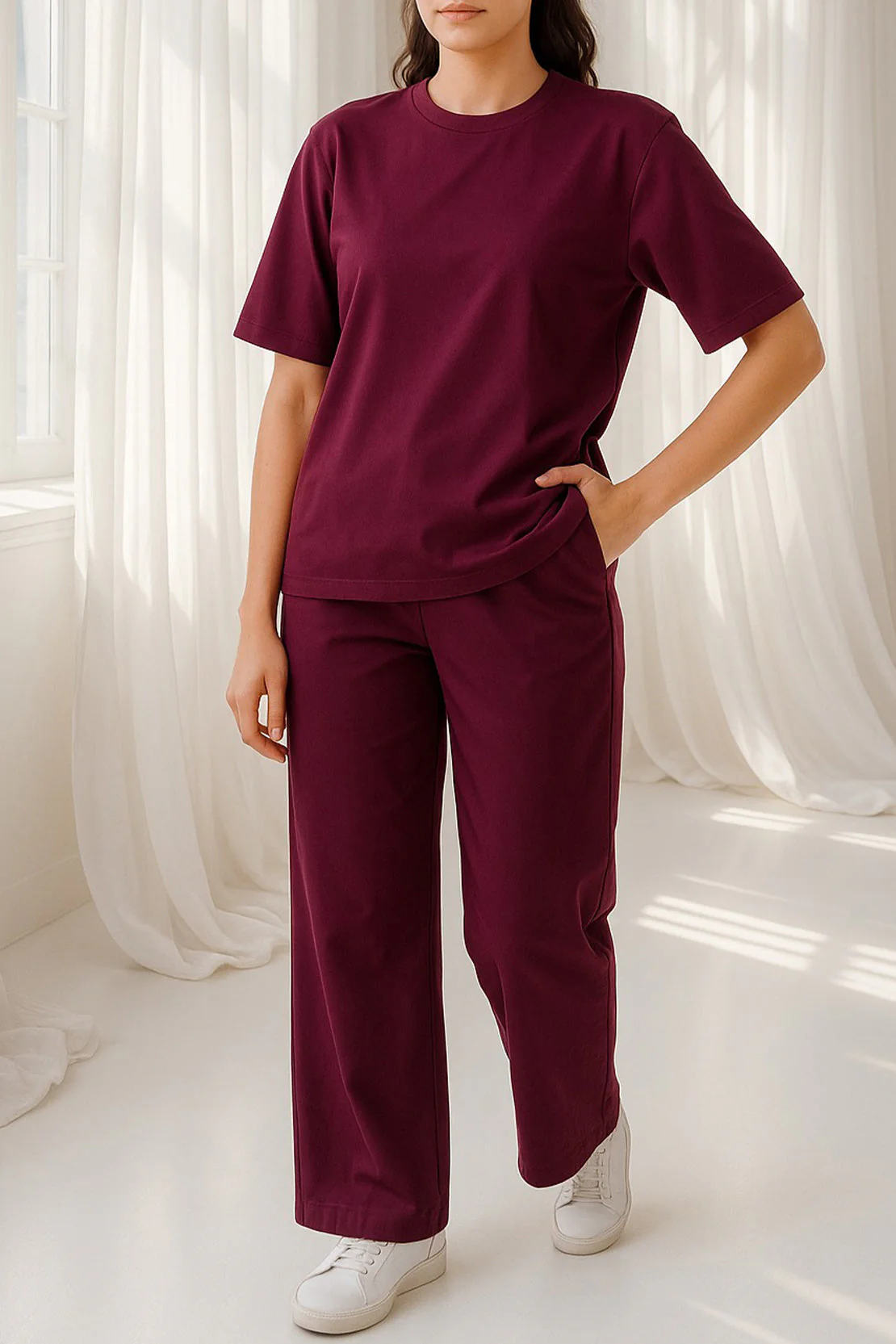 Drop Shoulder Tee Shirt - Image 5