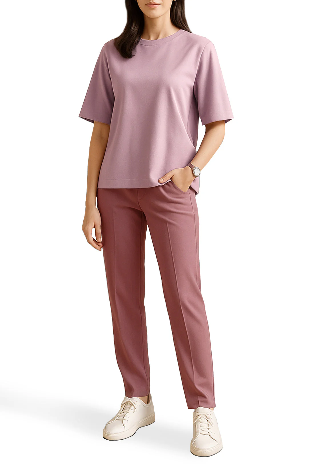 Drop Shoulder Tee Shirt - Image 2