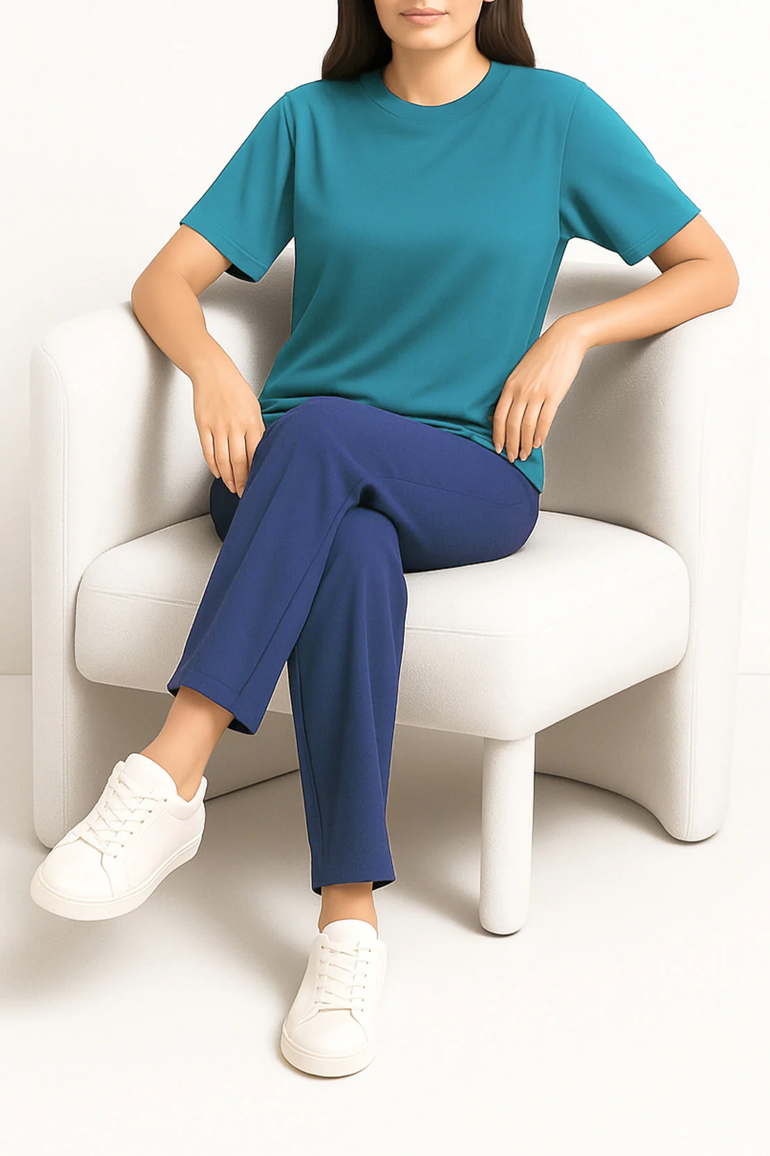 Drop Shoulder Tee Shirt - Image 2