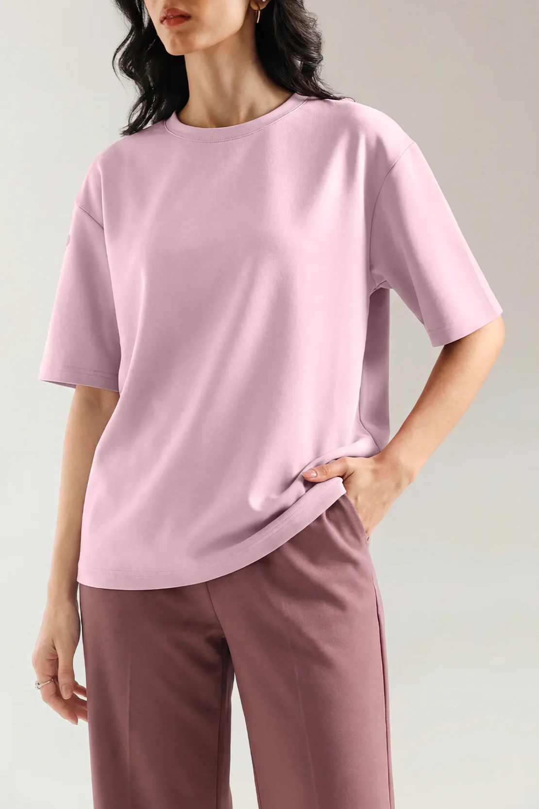 Drop Shoulder Tee Shirt - Image 2