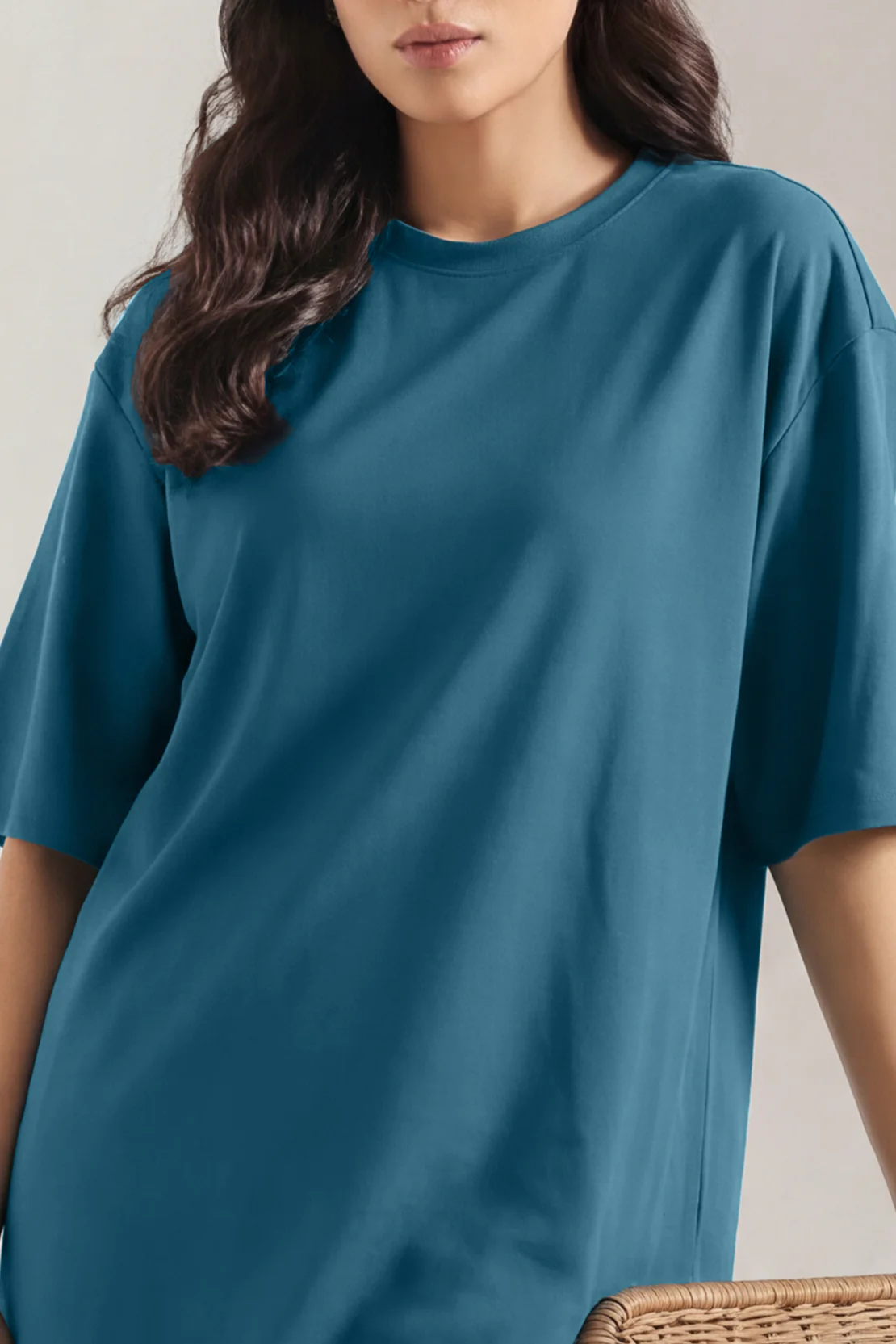 Drop Shoulder Tee Shirt - Image 2