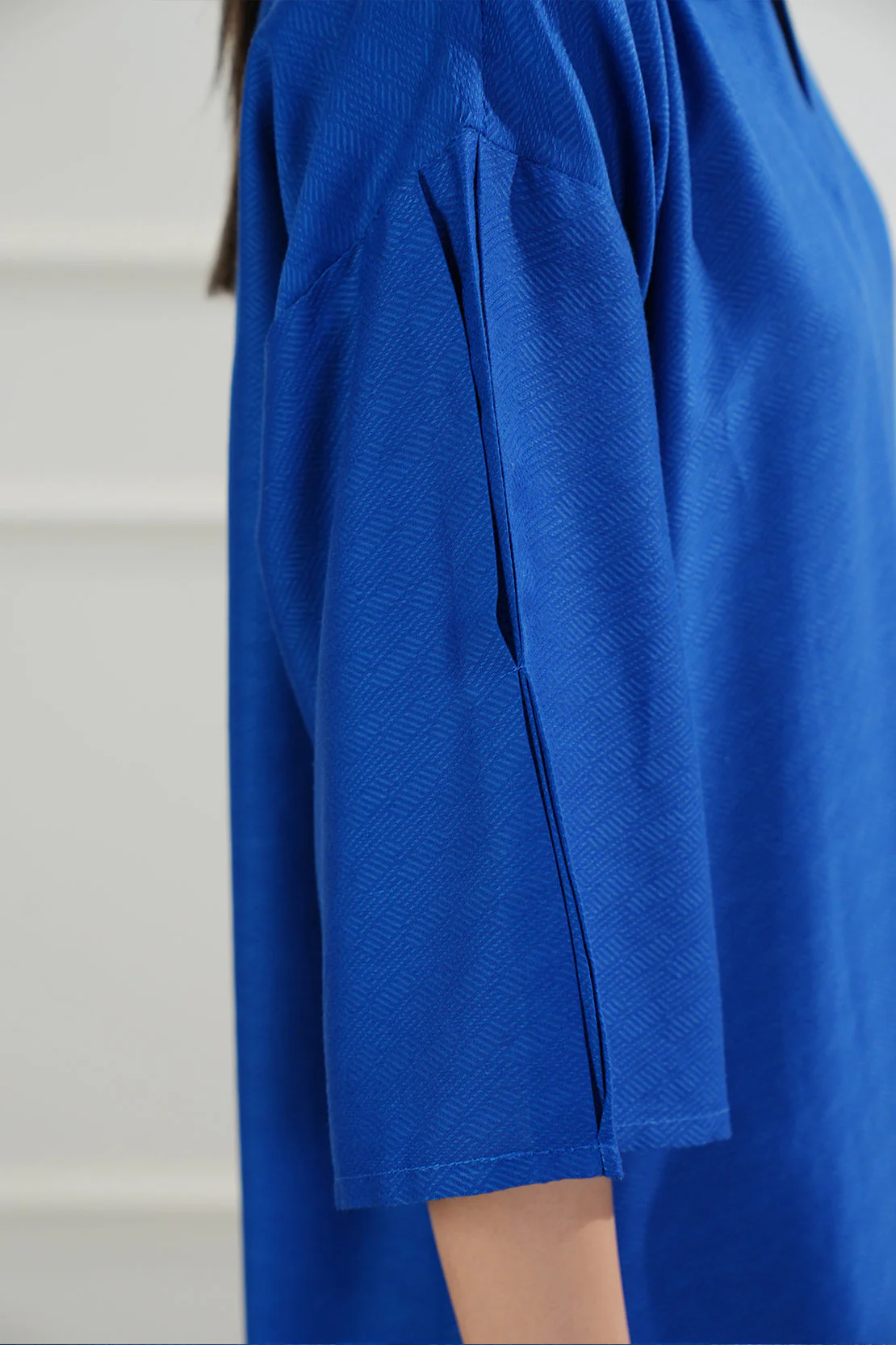 Embroidered Cotton Jacquard Stitched 2 Piece (Shirt/Trouser) - Image 6