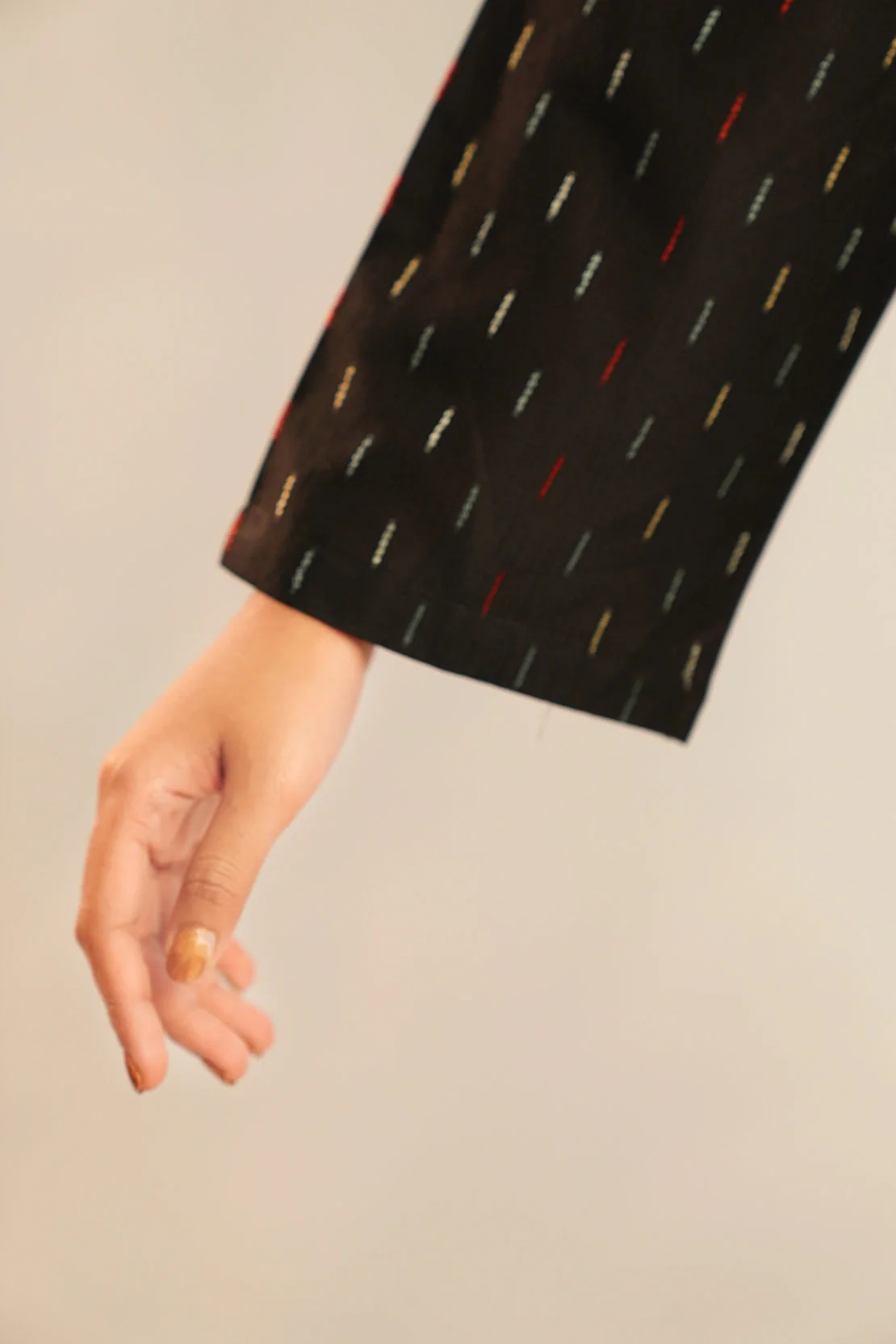 Embroidered Cotton Jacquard Stitched 2 Piece (Shirt/Trouser) - Image 6